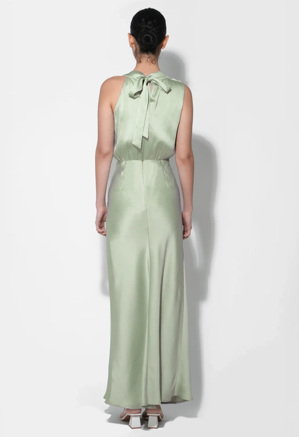Kate Cowl Drape Asymmetrical Dress