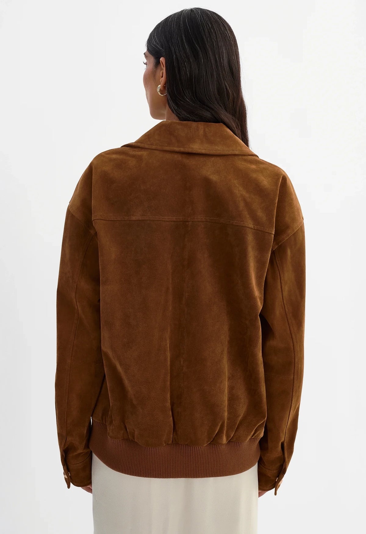Aleda Oversized Pig Suede Jacket