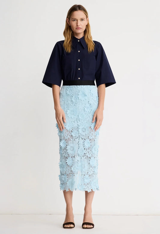 Applique Pencil Skirt