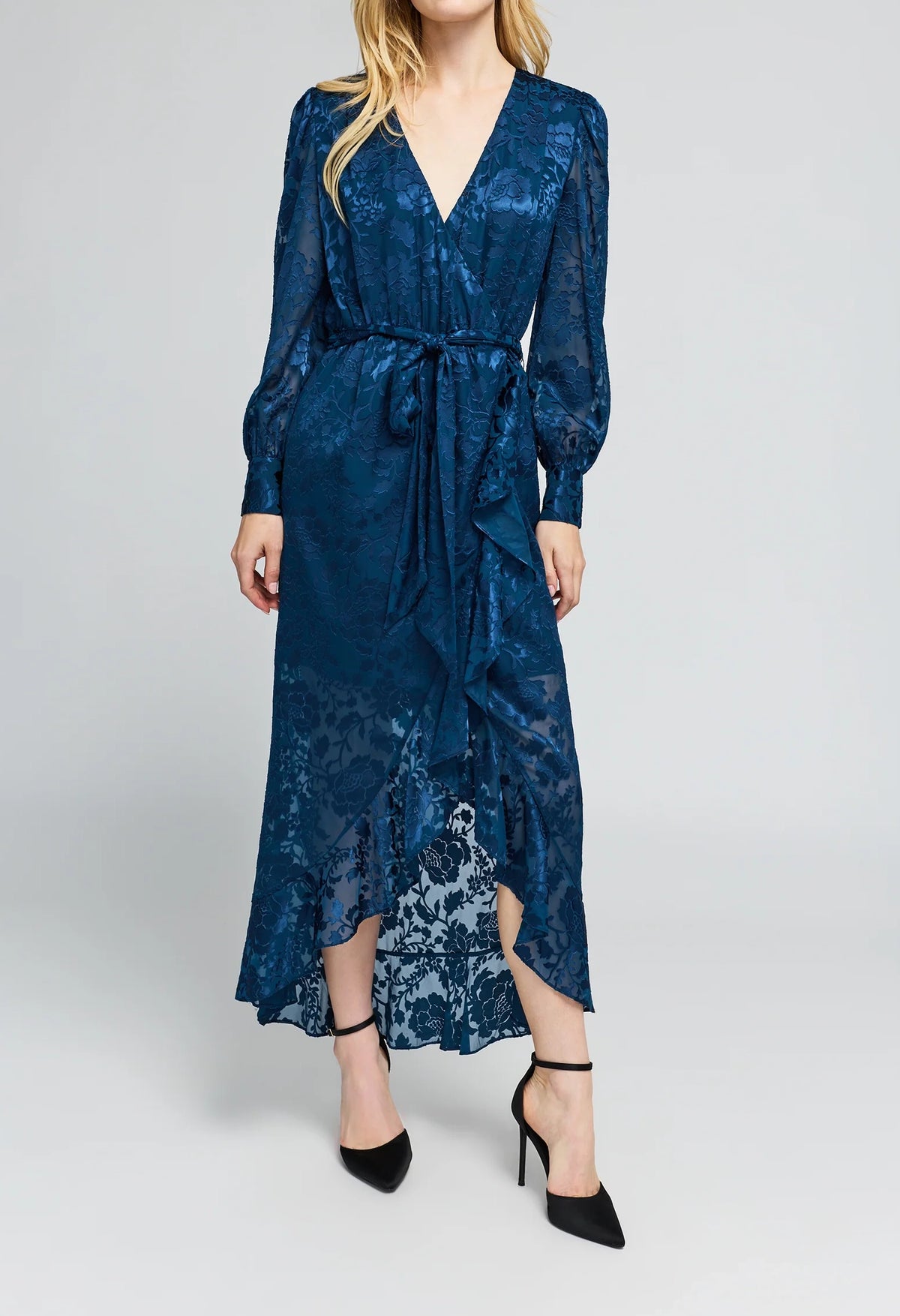 Ardelia Floral Burn-Out Dress
