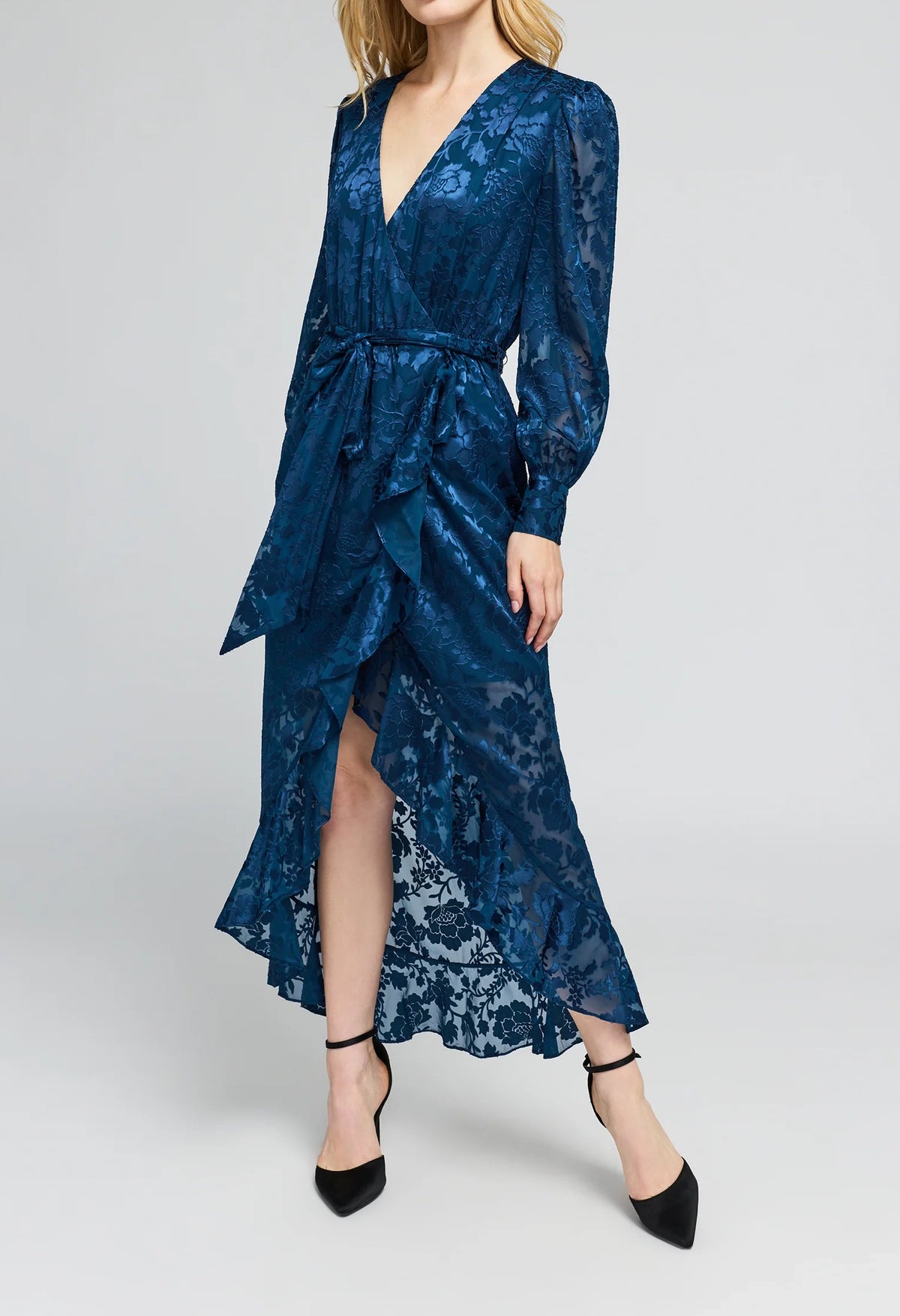 Ardelia Floral Burn-Out Dress