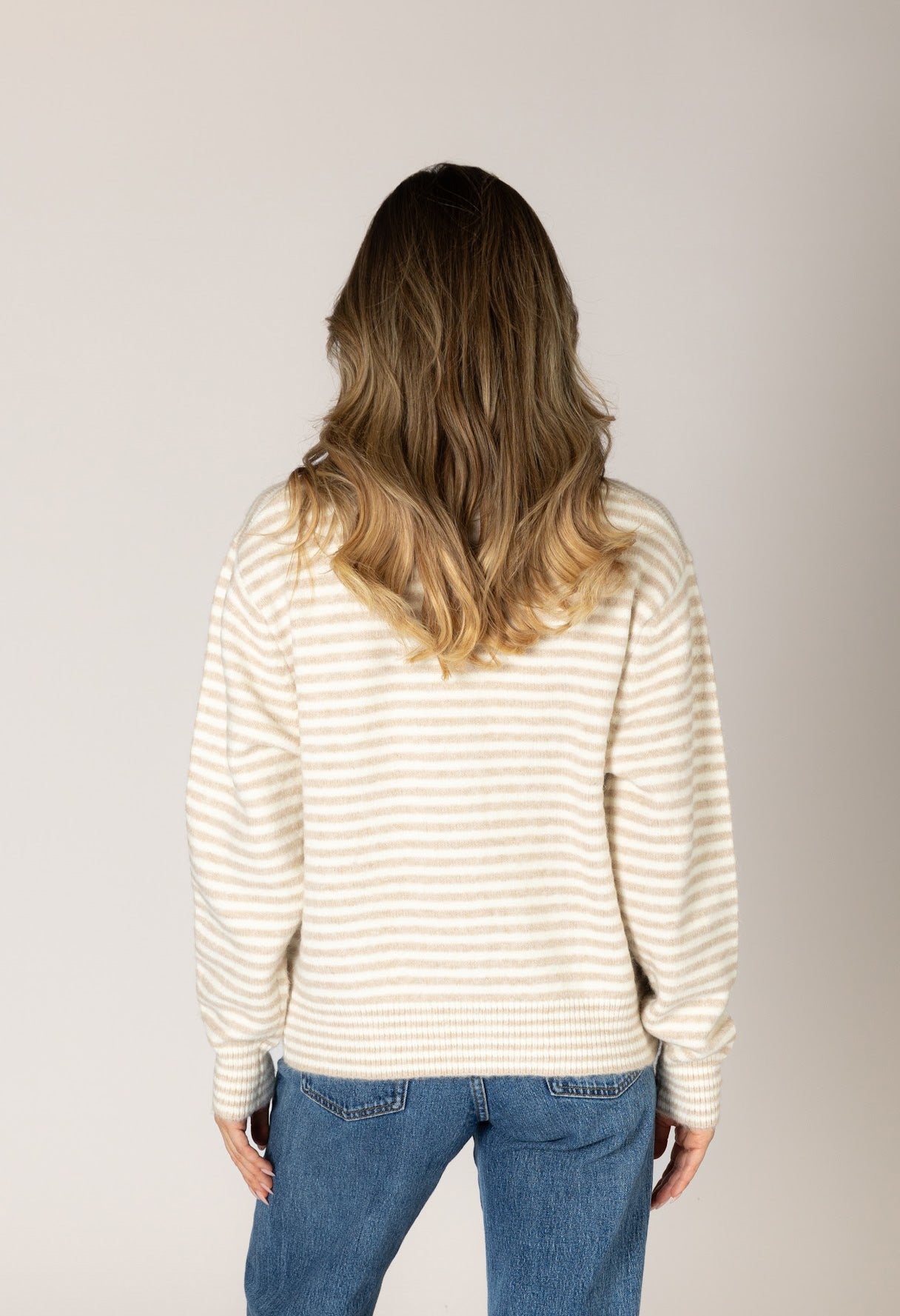 Avril Novelty Strip Cardigan
