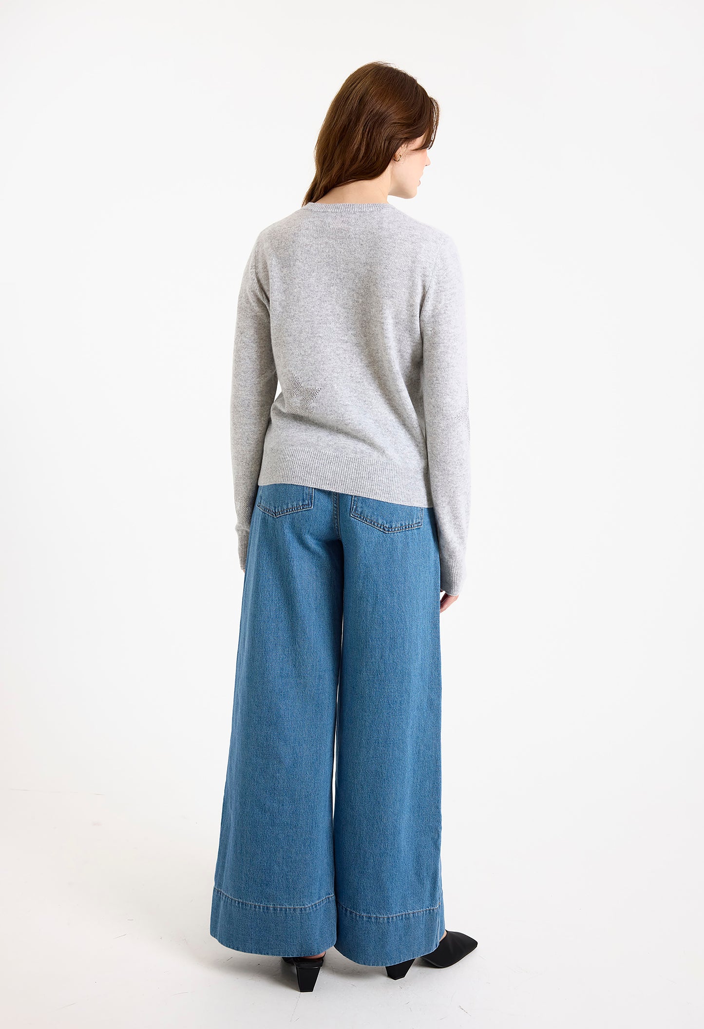 Star Dust Long Sleeve Crew Top