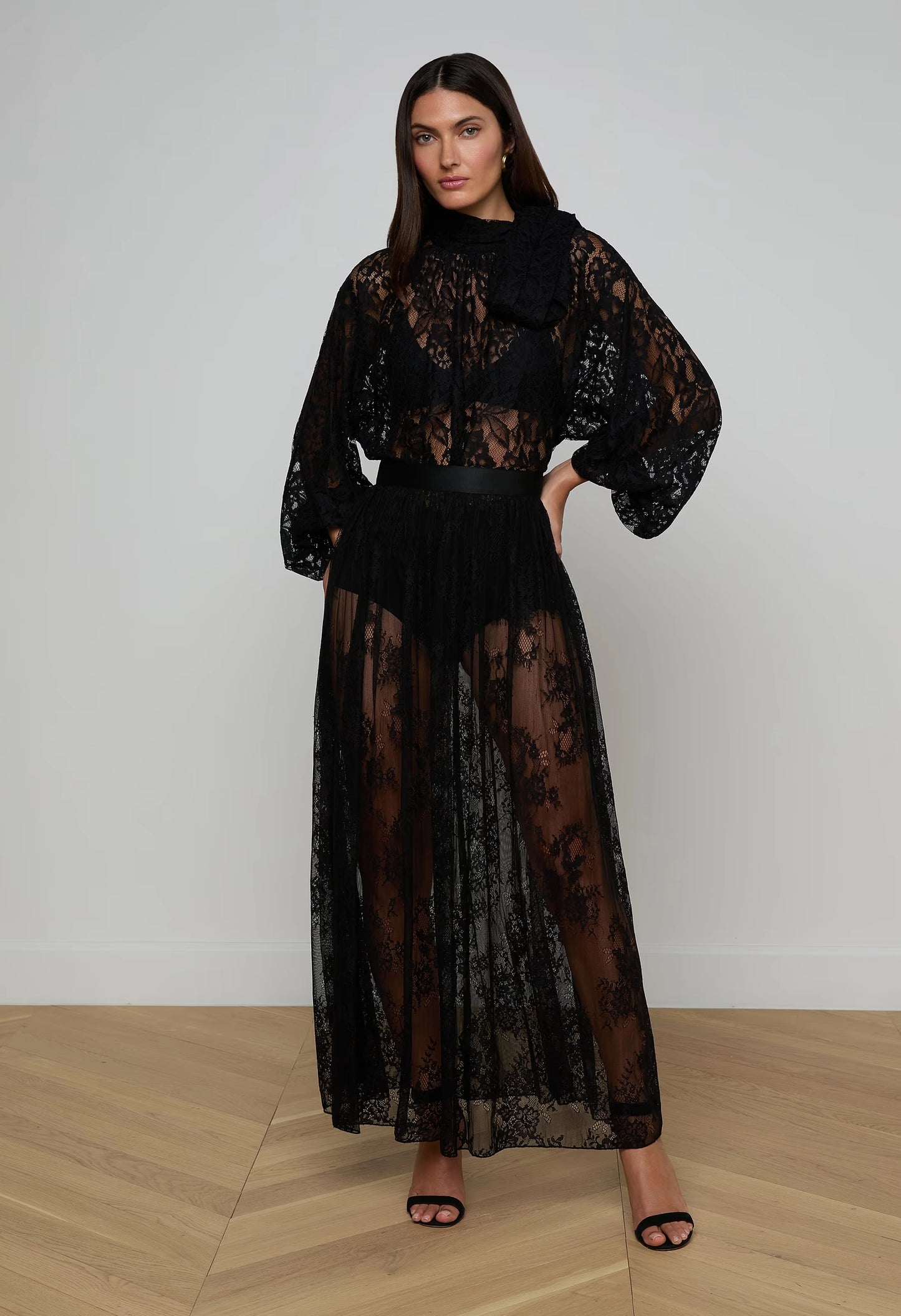 Alona Lace Maxi Skirt