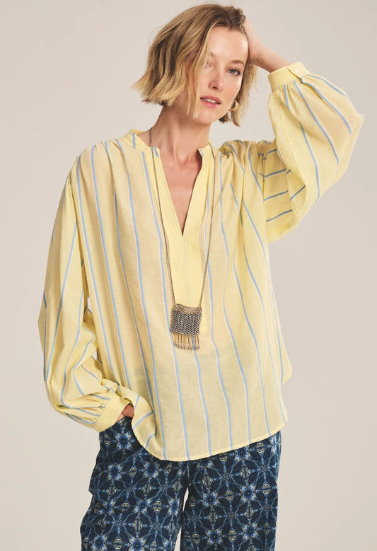 Analyn Yarn Dyed Stripes Top