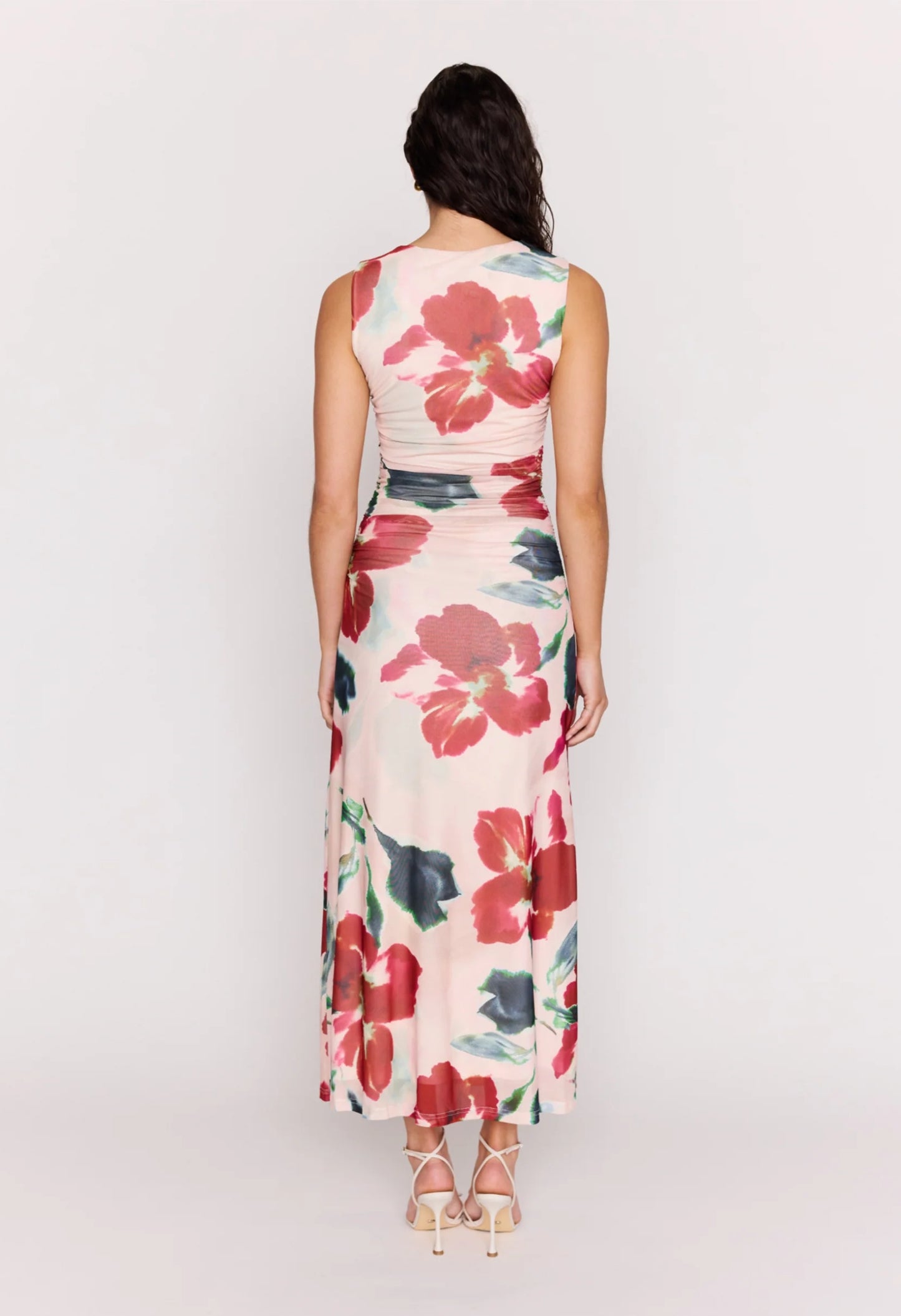 Arabella Mesh Midi Dress