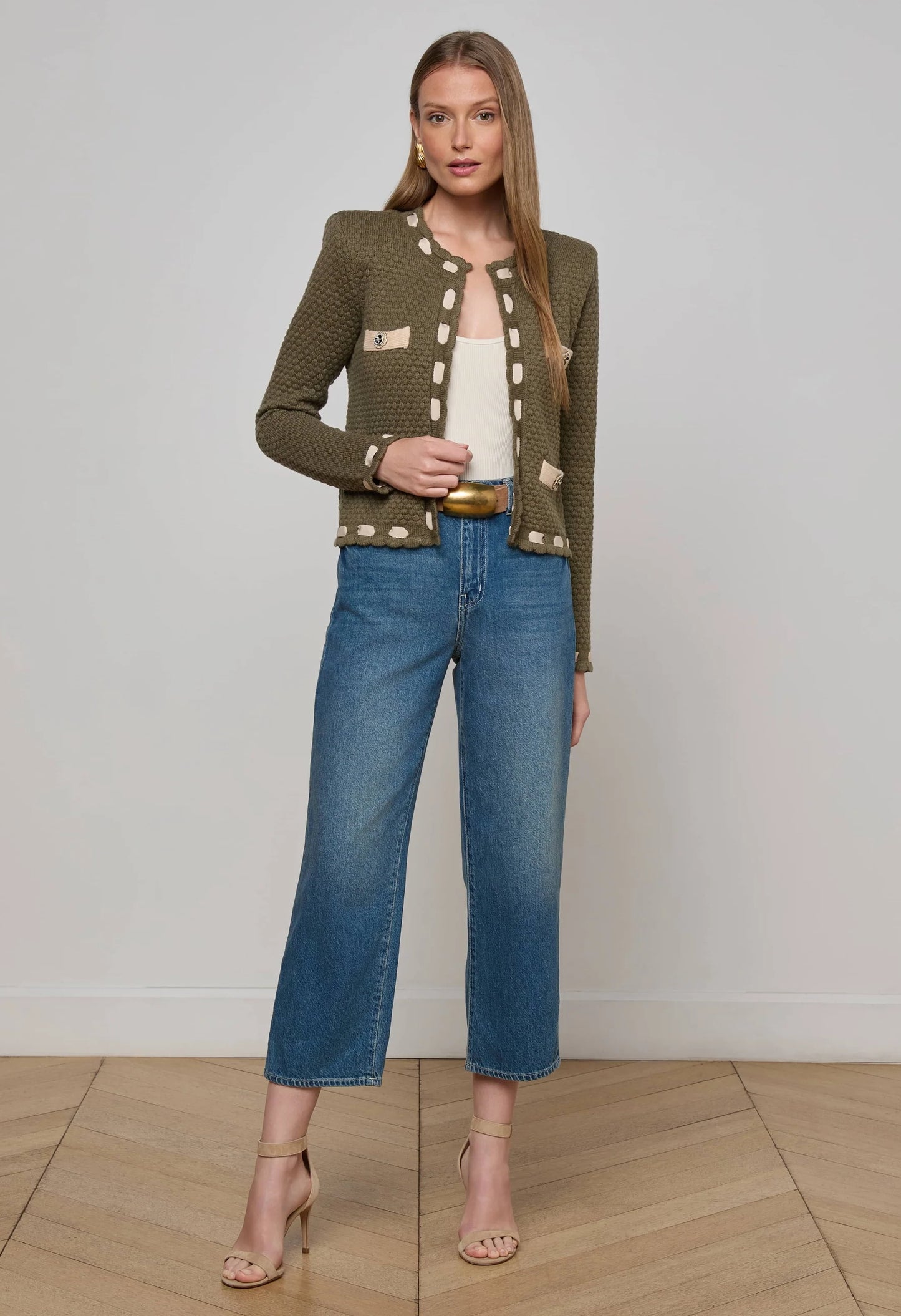 Astor Contrast Trim Cardi