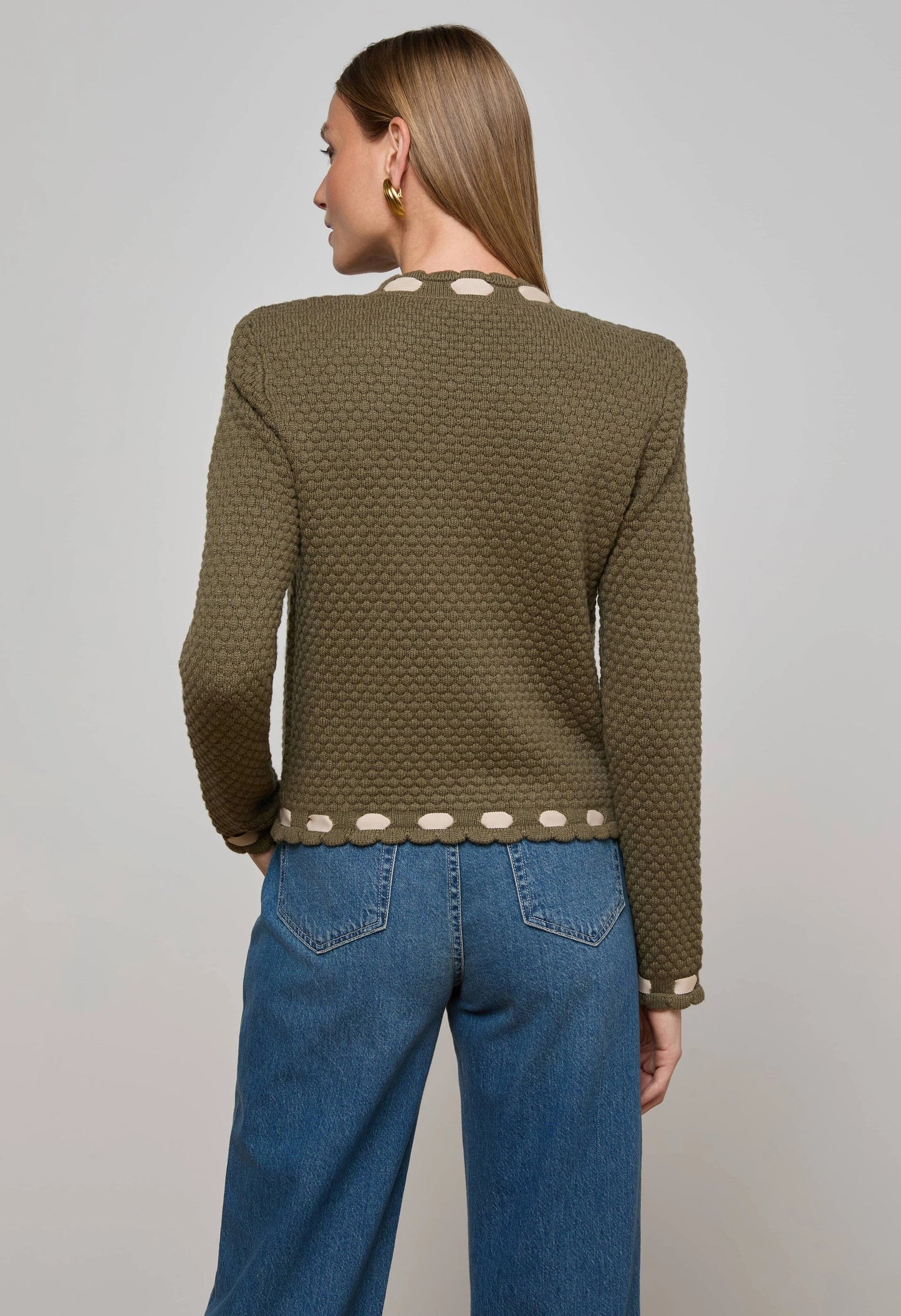 Astor Contrast Trim Cardi