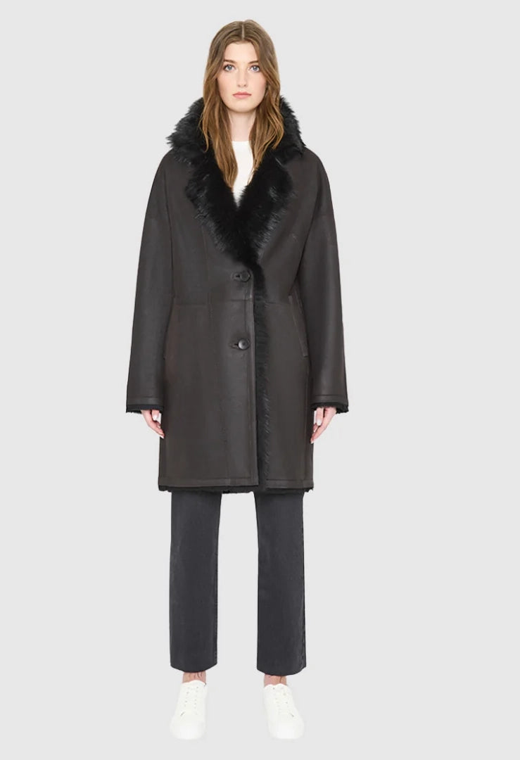 August Reversible Shearling Jacket