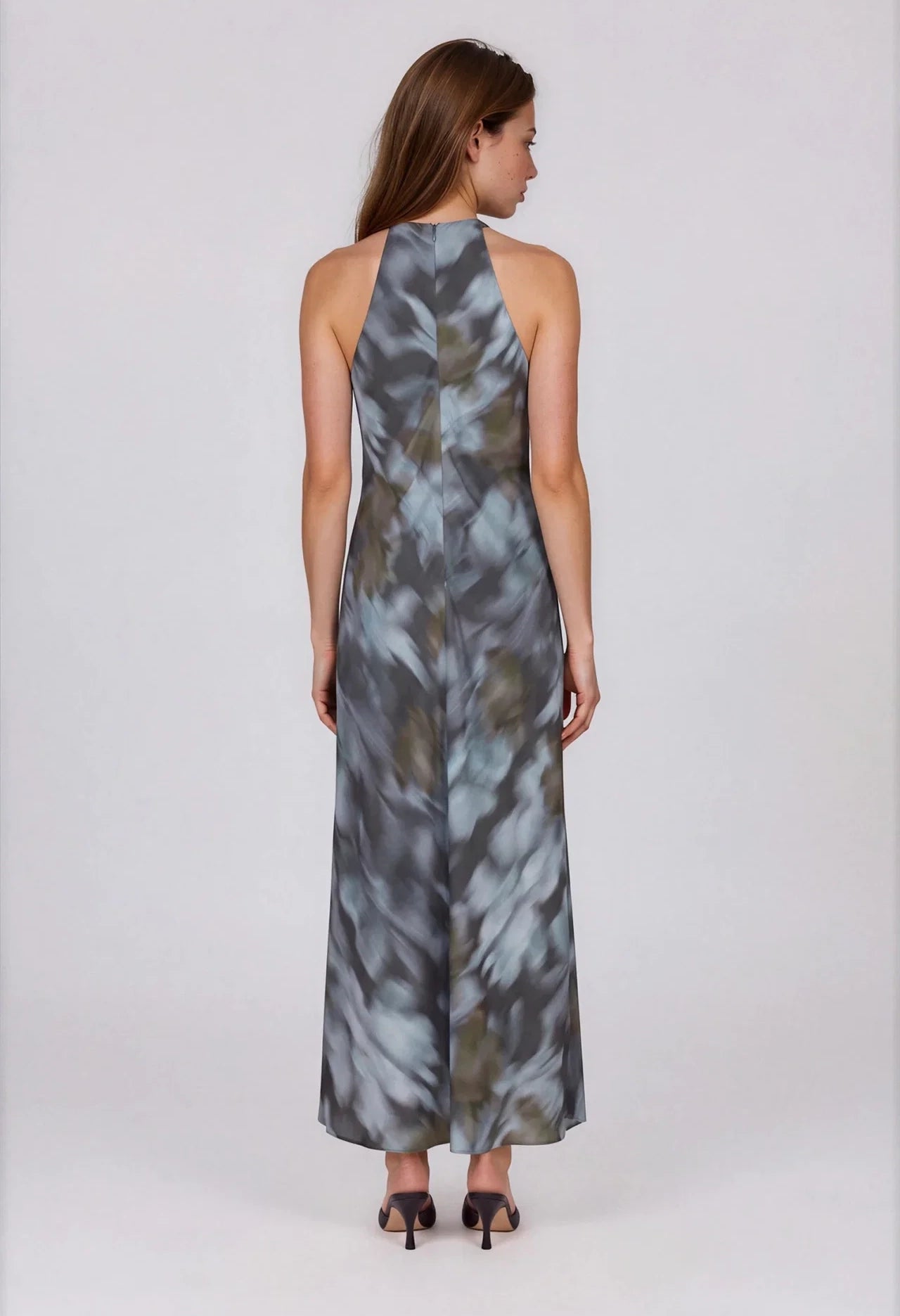 Autumn Bloom Sleeveless Dress