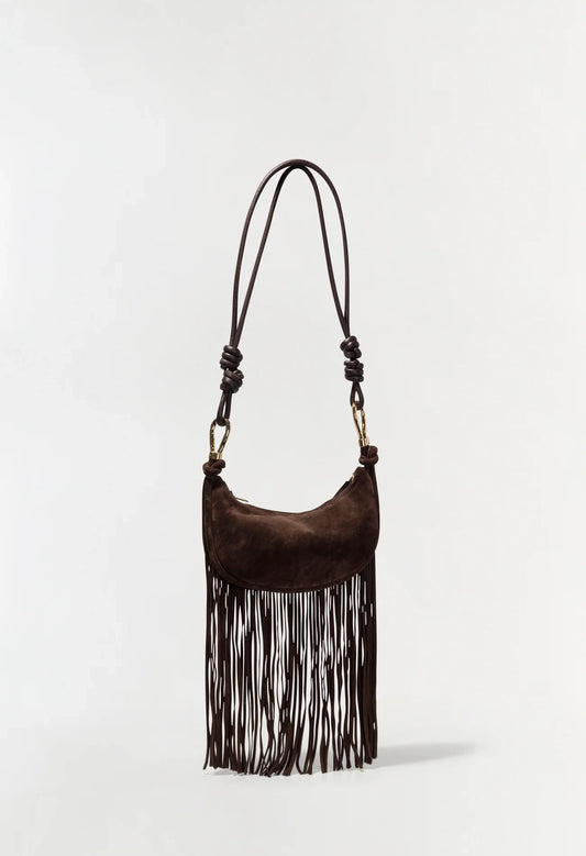 Avery Fringe Suede Crossbody