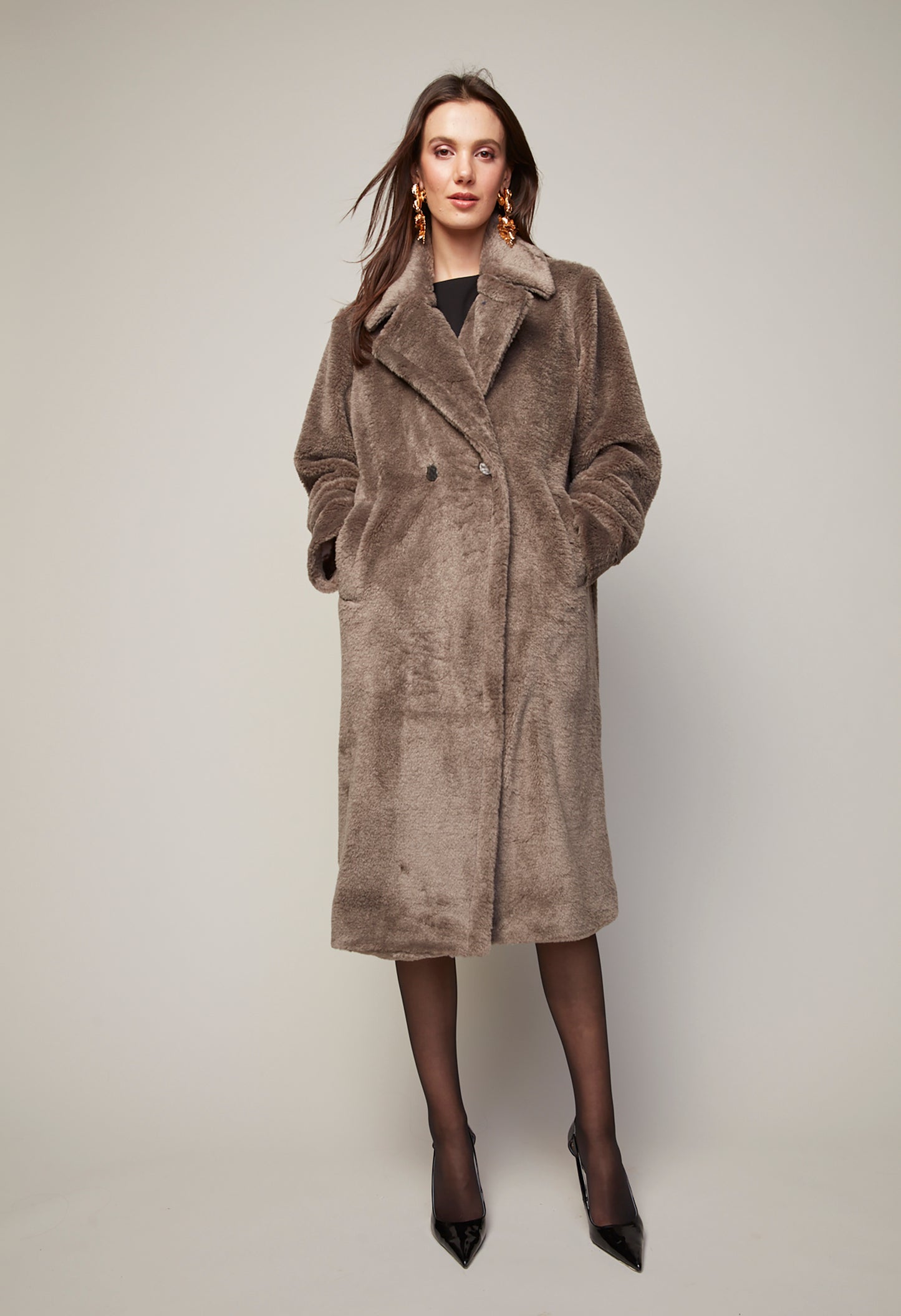 Bear Faux Fur Coat