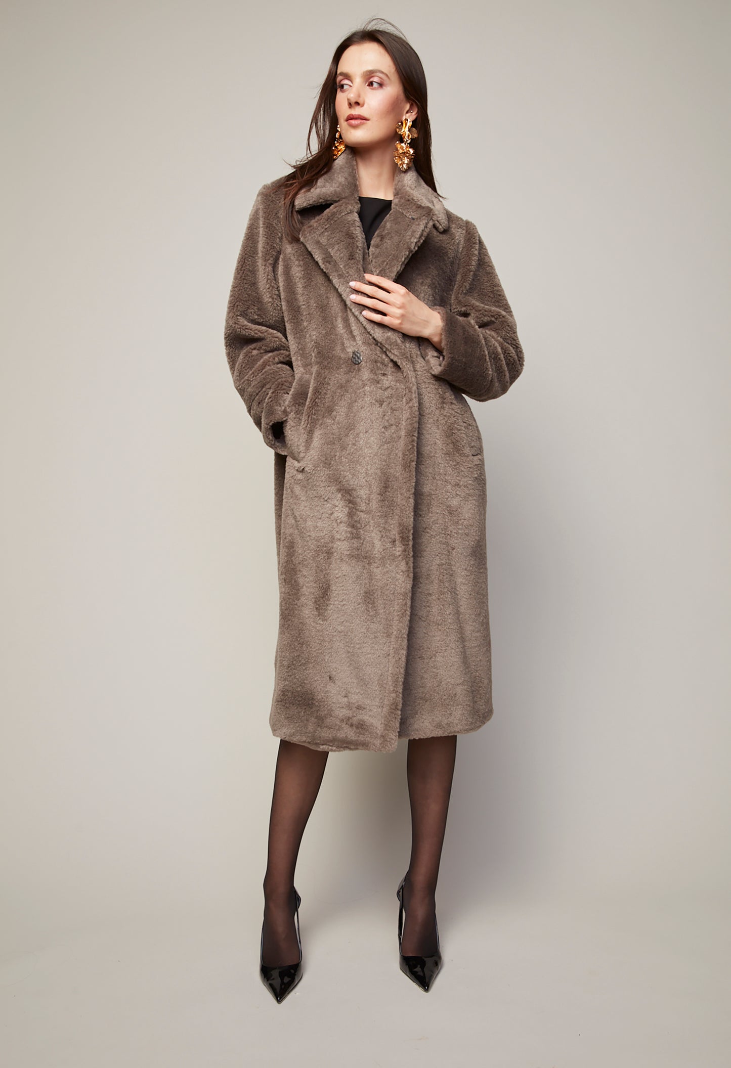 Bear Faux Fur Coat
