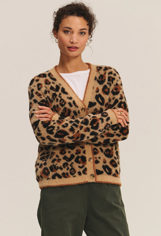 Betsy Novelty Feather Jacquard Sweat
