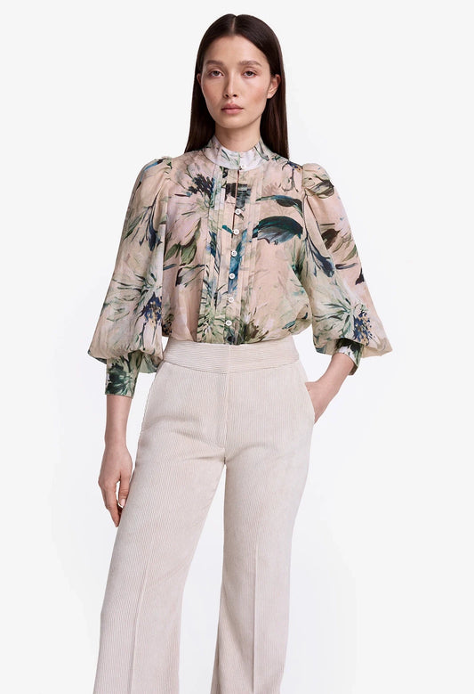 Bishop Sleeve Frontier Blouse
