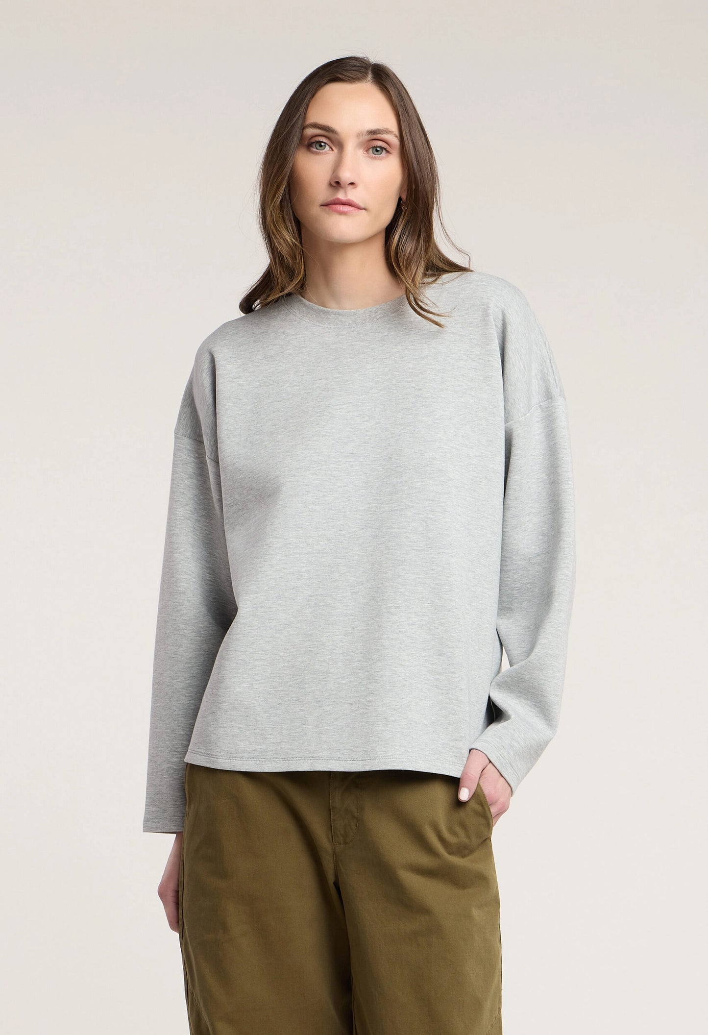 Bria Scuba Knit Top