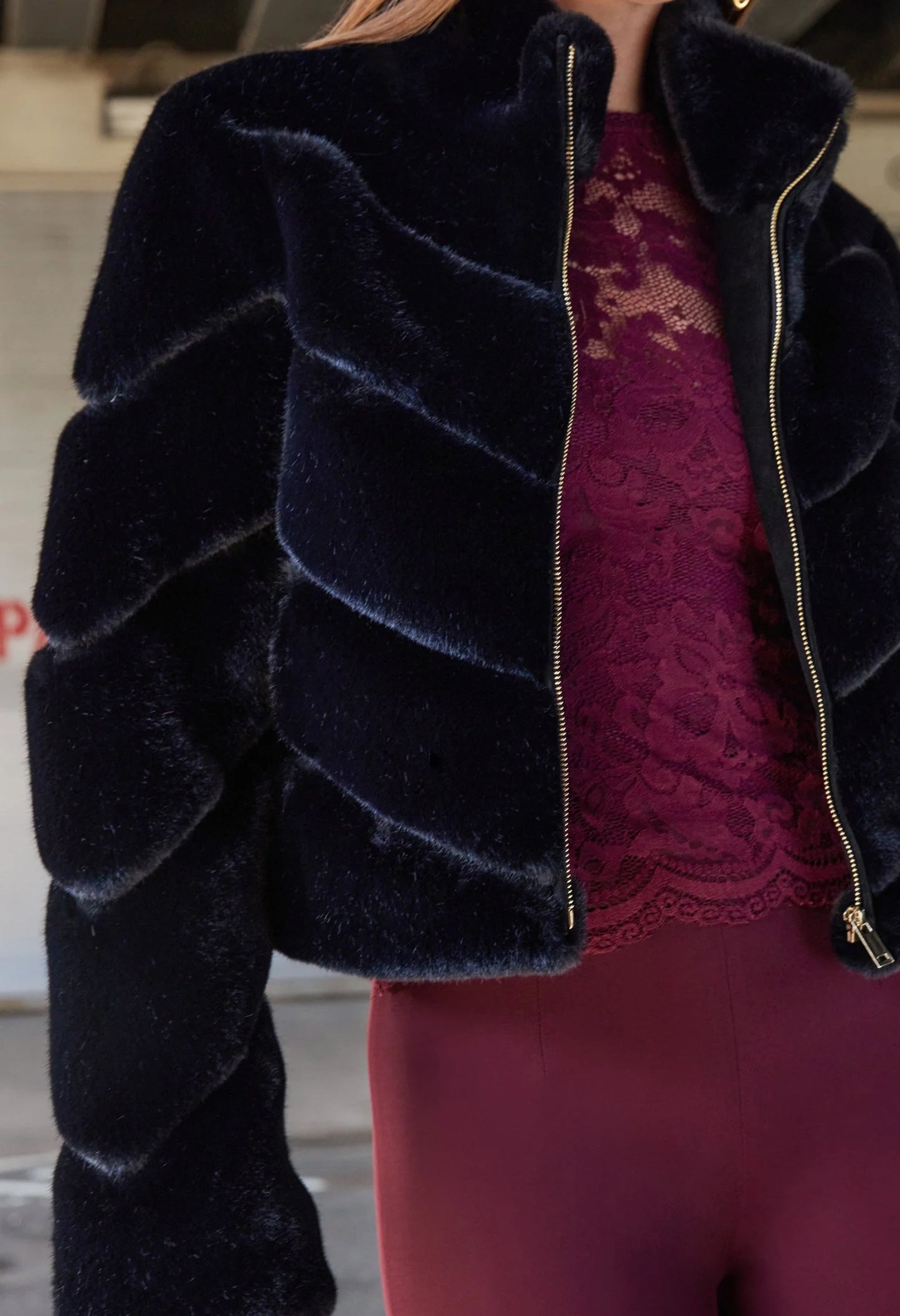 Brianna Faux Fur Jacket