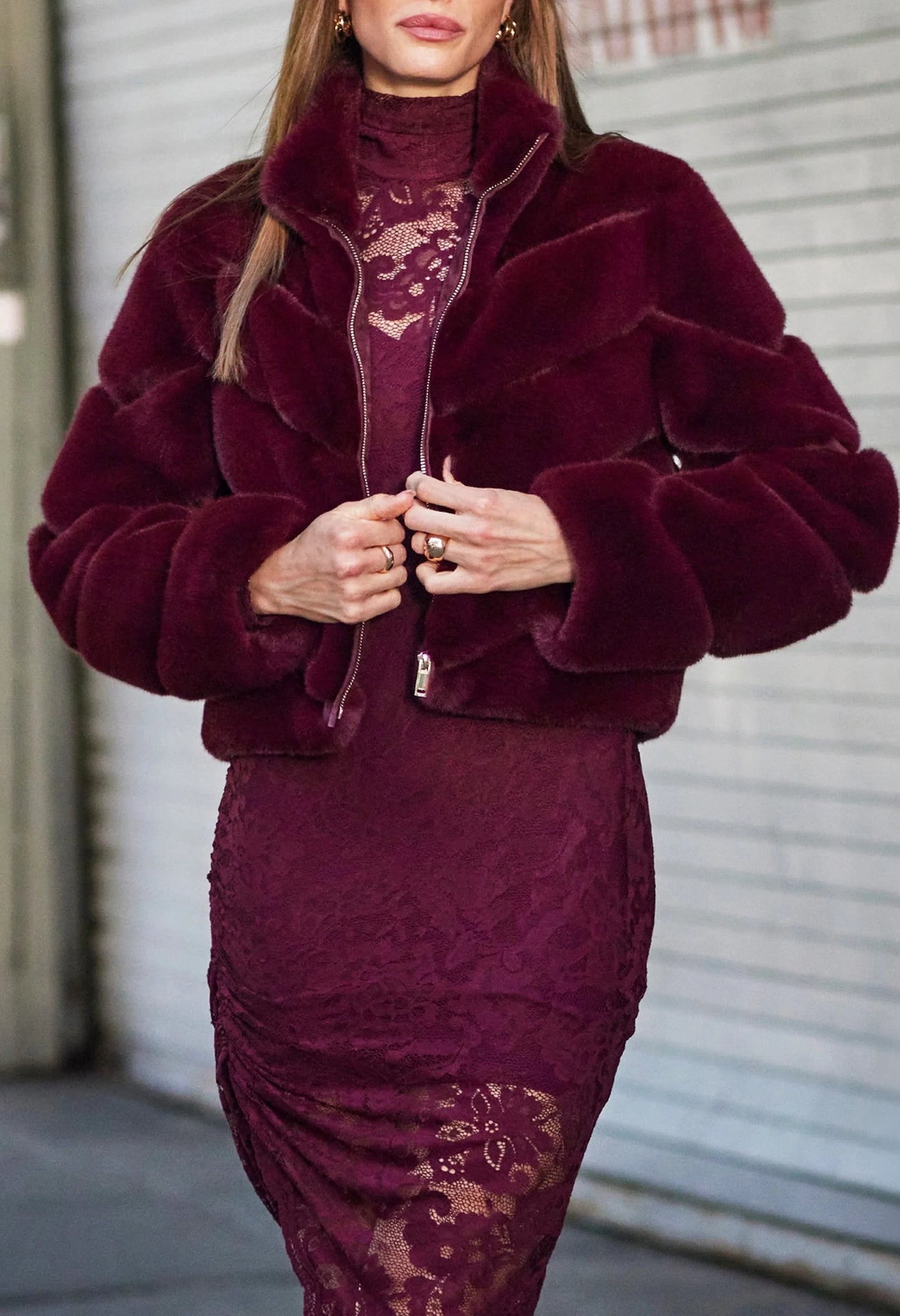Brianna Faux Fur Jacket