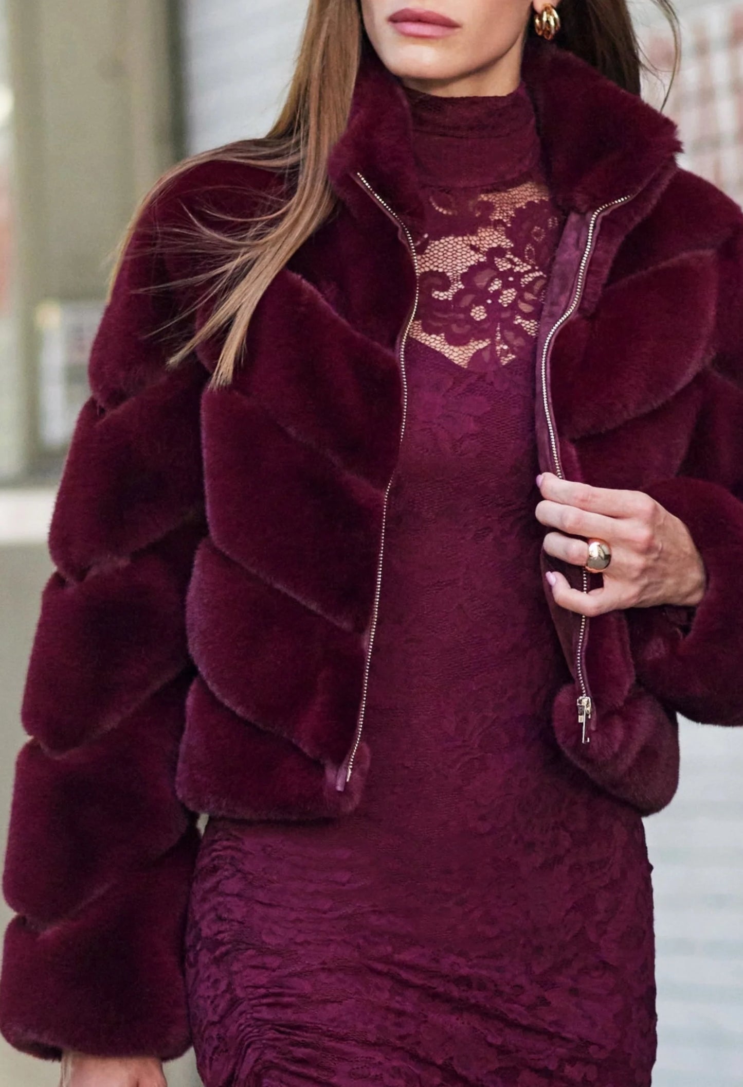 Brianna Faux Fur Jacket