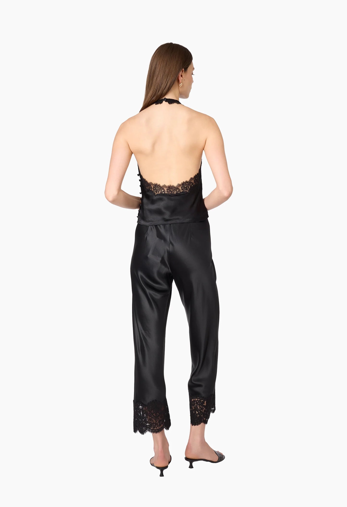 Bristol Mid Rise Lace Pant