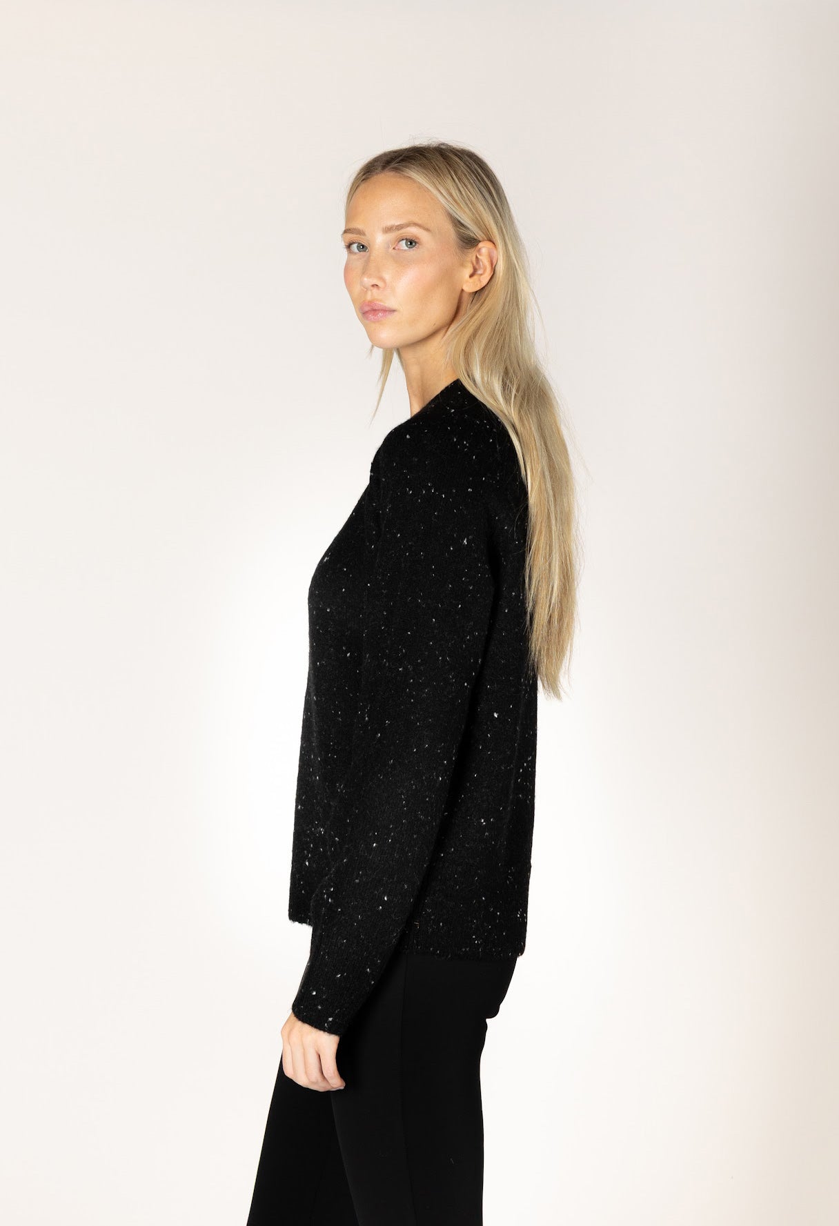 Brynn Heart Fleck Sweater