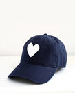 Baseball Hat Heart Patch