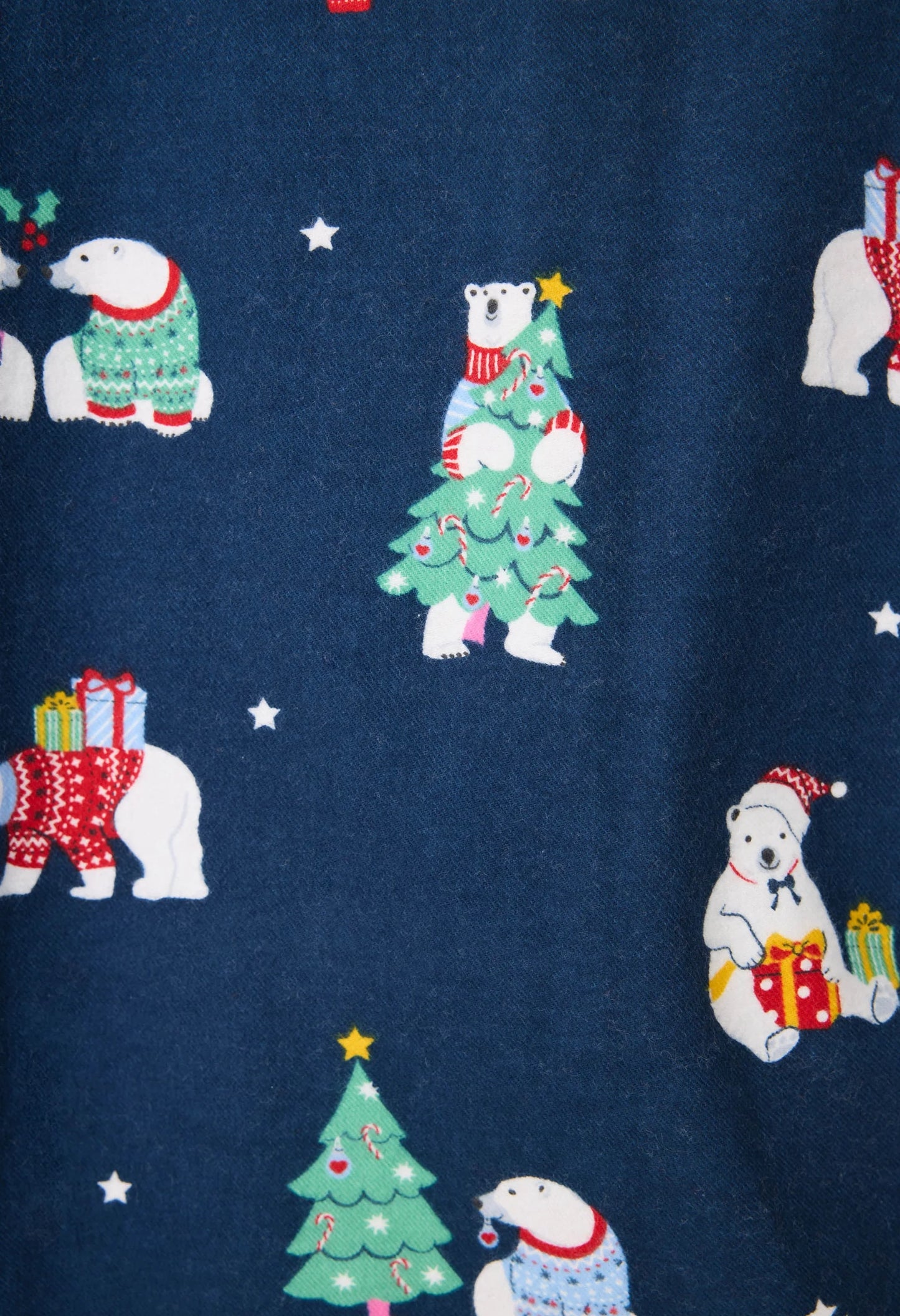 Bearly Awake 3-Piece Flannel PJ Set