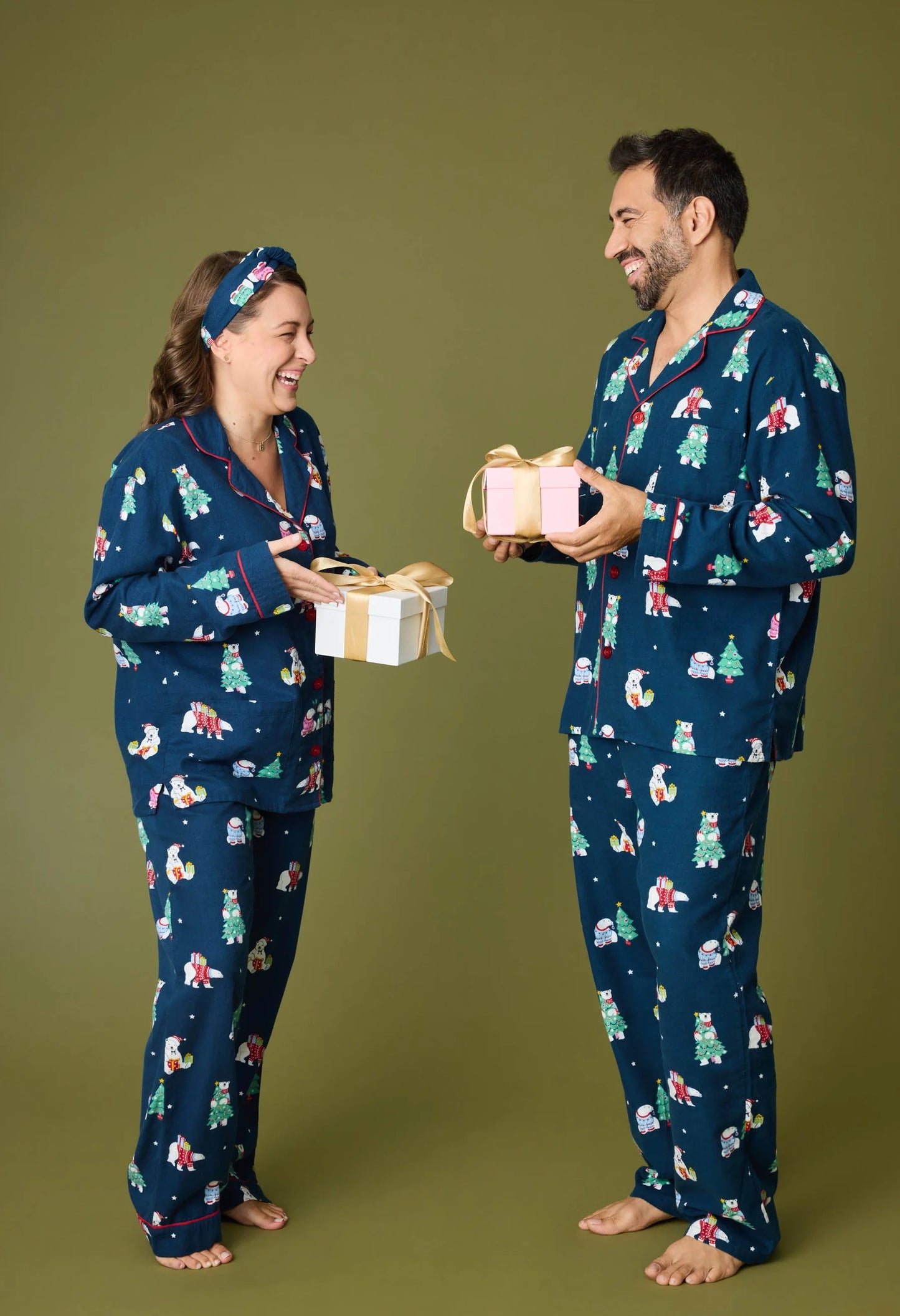 Bearly Awake Mens Flannel PJ Set