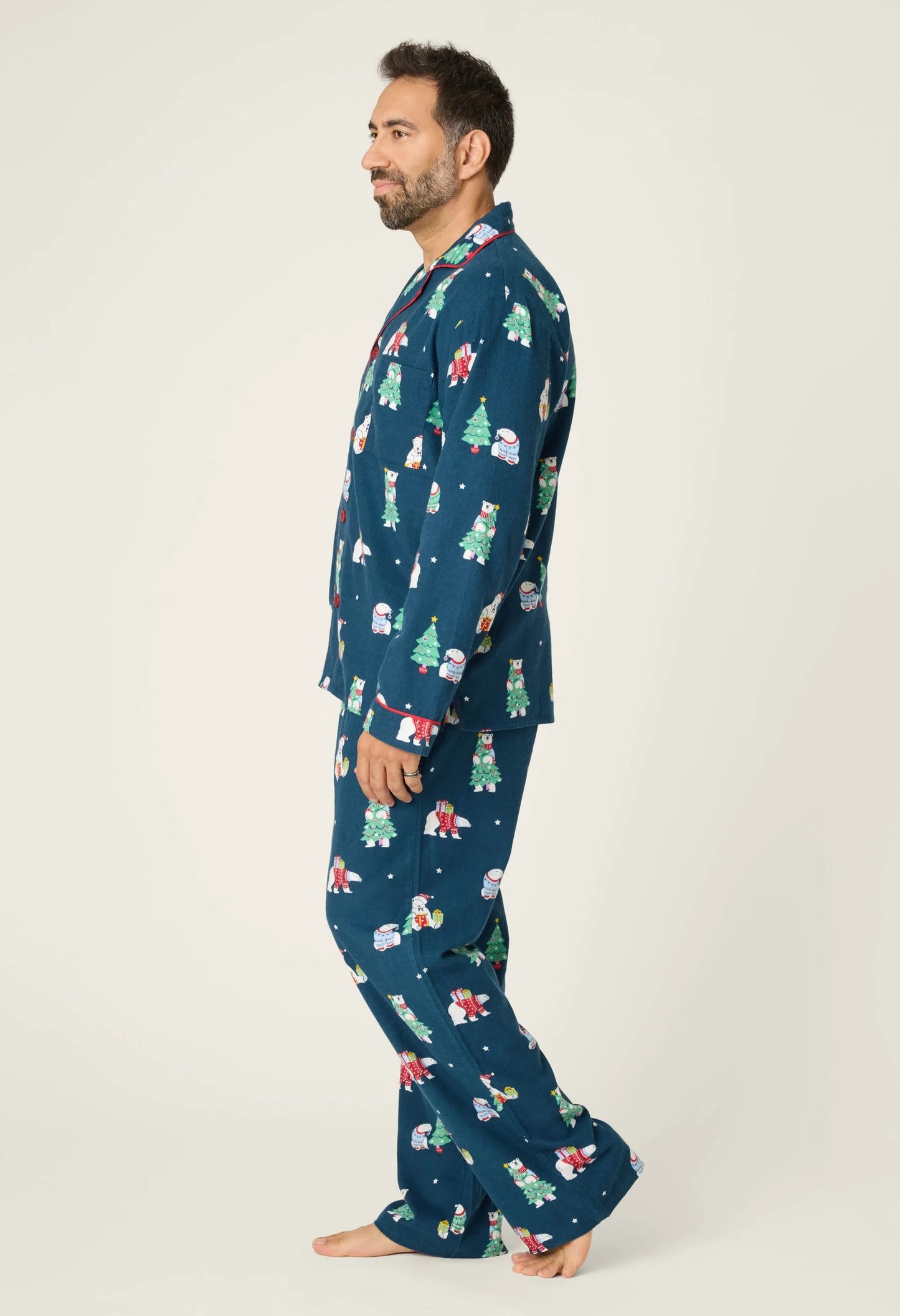 Bearly Awake Mens Flannel PJ Set