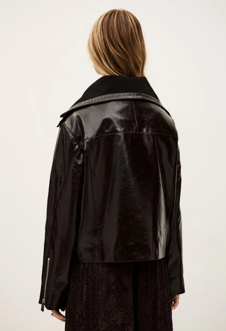 Bernie Leather Blazer