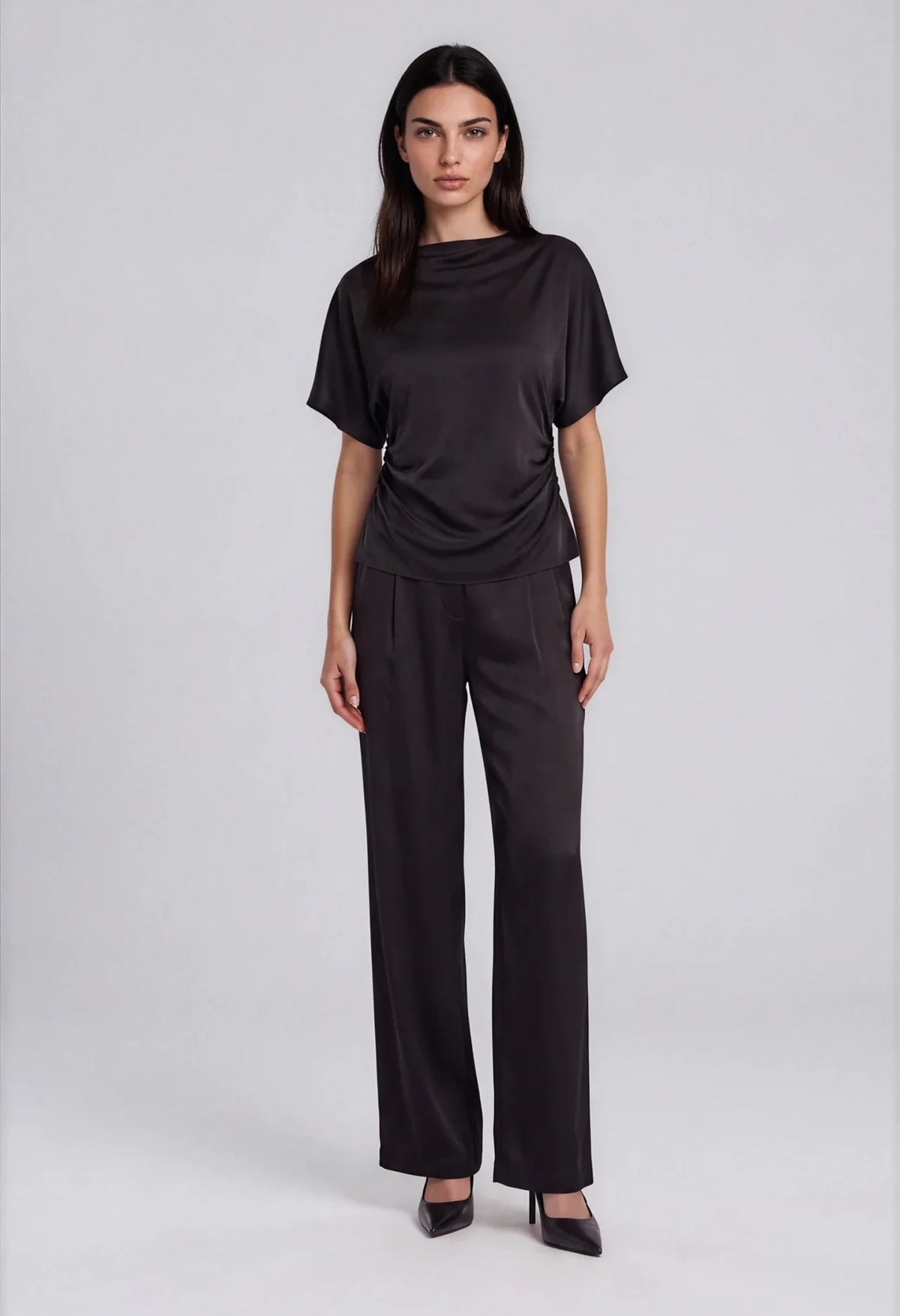 Black Tie Affair Cinched Top