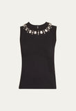 Gem Neckline Blaine Tee