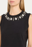 Gem Neckline Blaine Tee