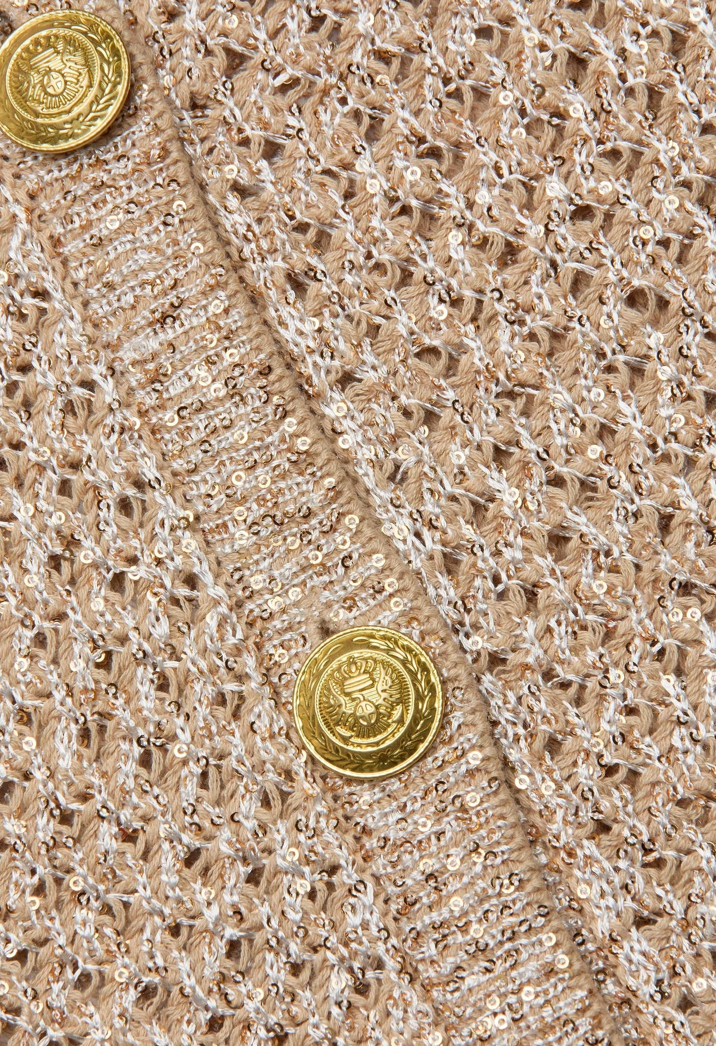 Blanca Sequin Crop Cardi