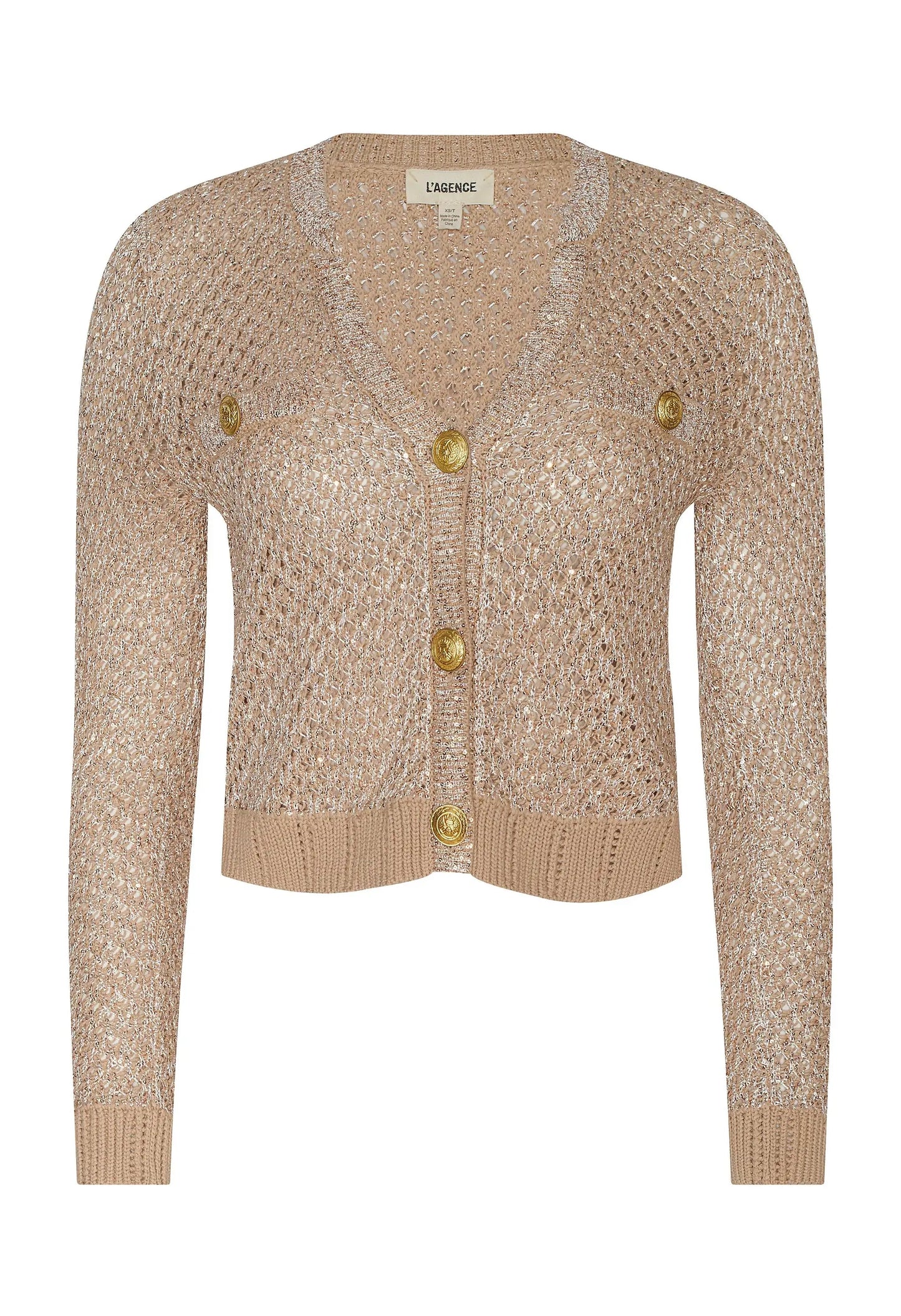 Blanca Sequin Crop Cardi