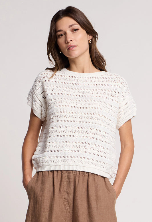 Blossom Cotton Crochet Stitch Top