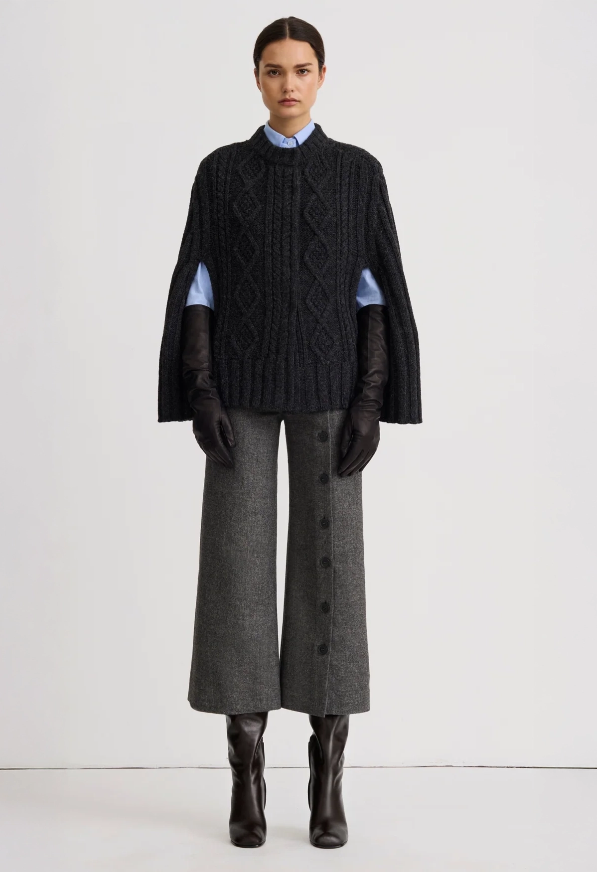Button Front Culotte