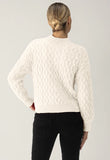 Cable Mock Neck Sweater