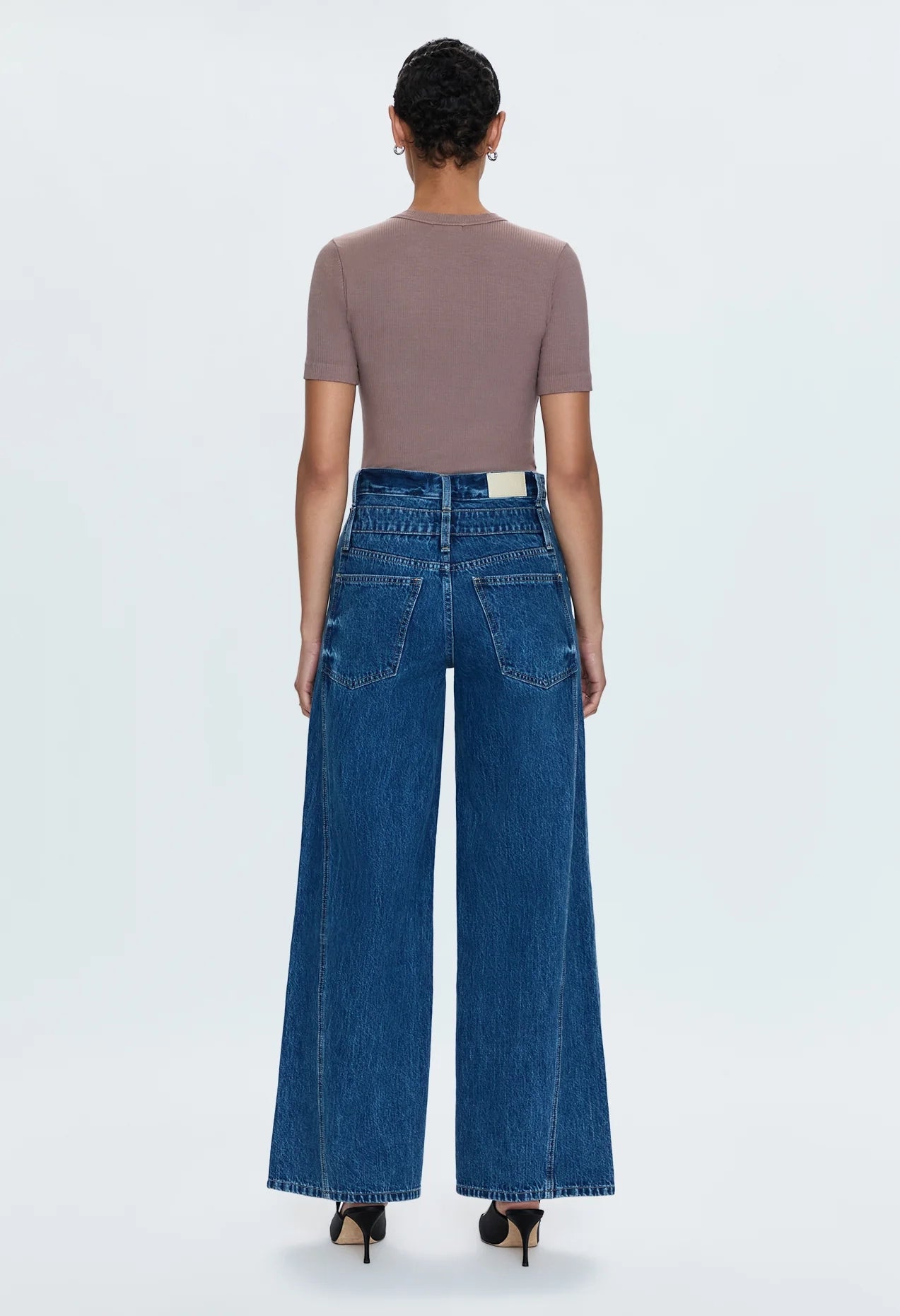 Caleb High Rise Relaxed Stacked Jean