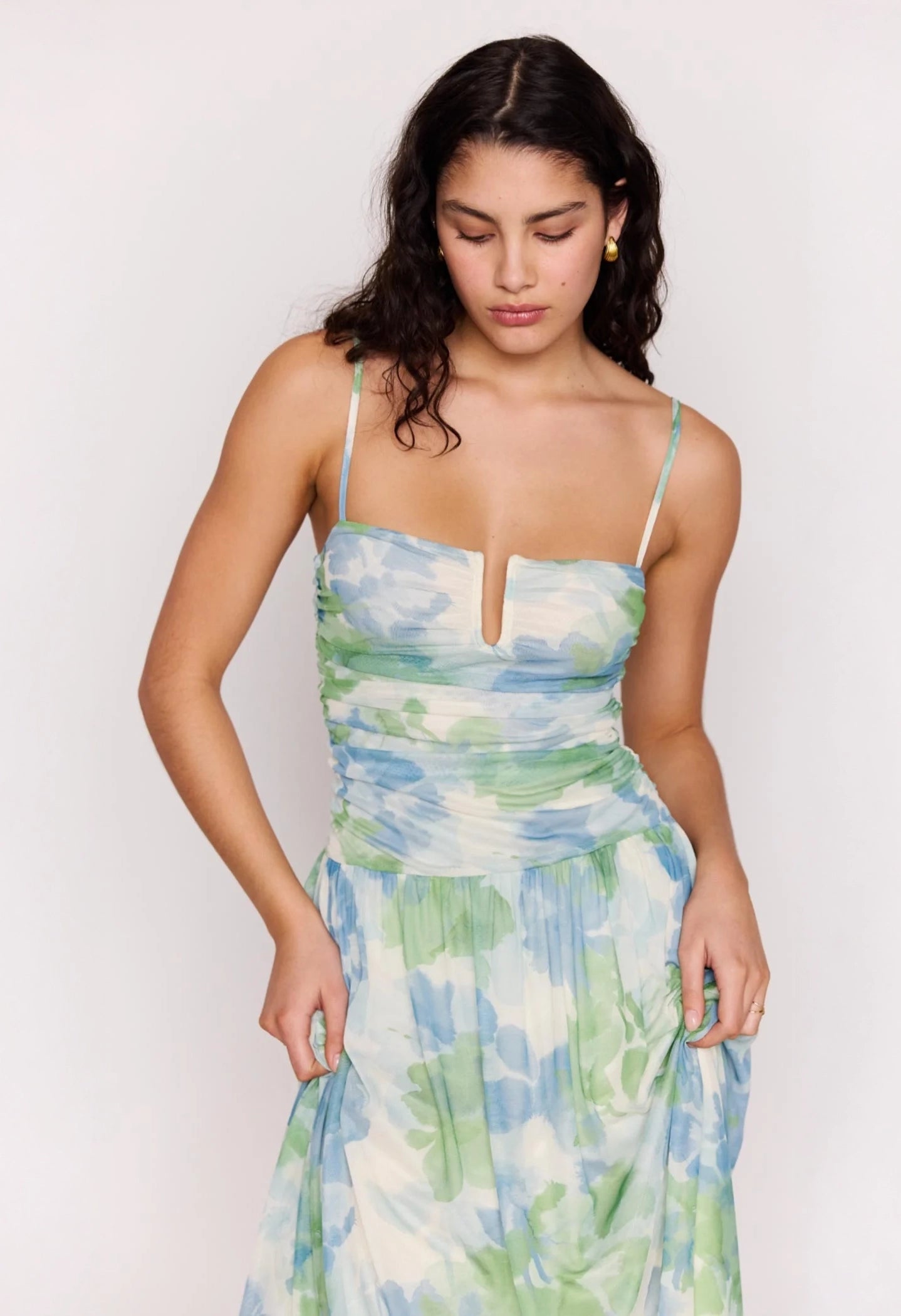 Carrie Mesh Maxi Dress