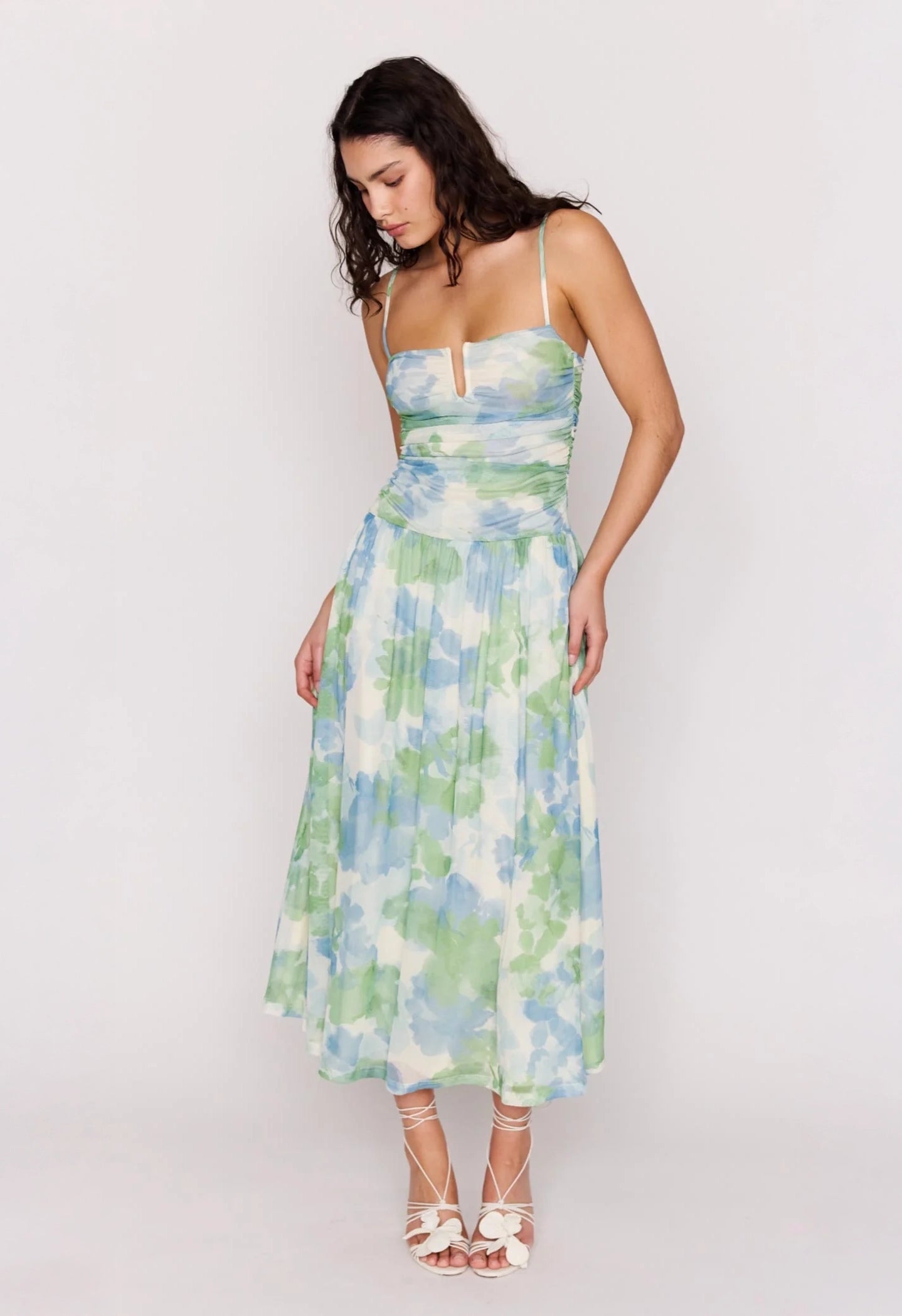 Carrie Mesh Maxi Dress