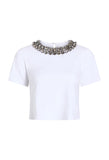 Chunky Necklace Shrunken Tee