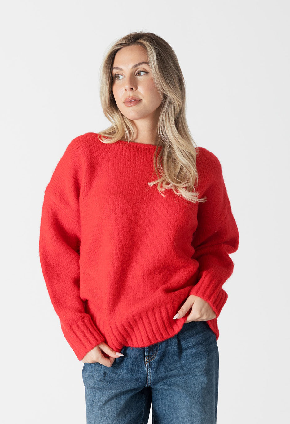 Cinna Oversized Crewneck Sweater