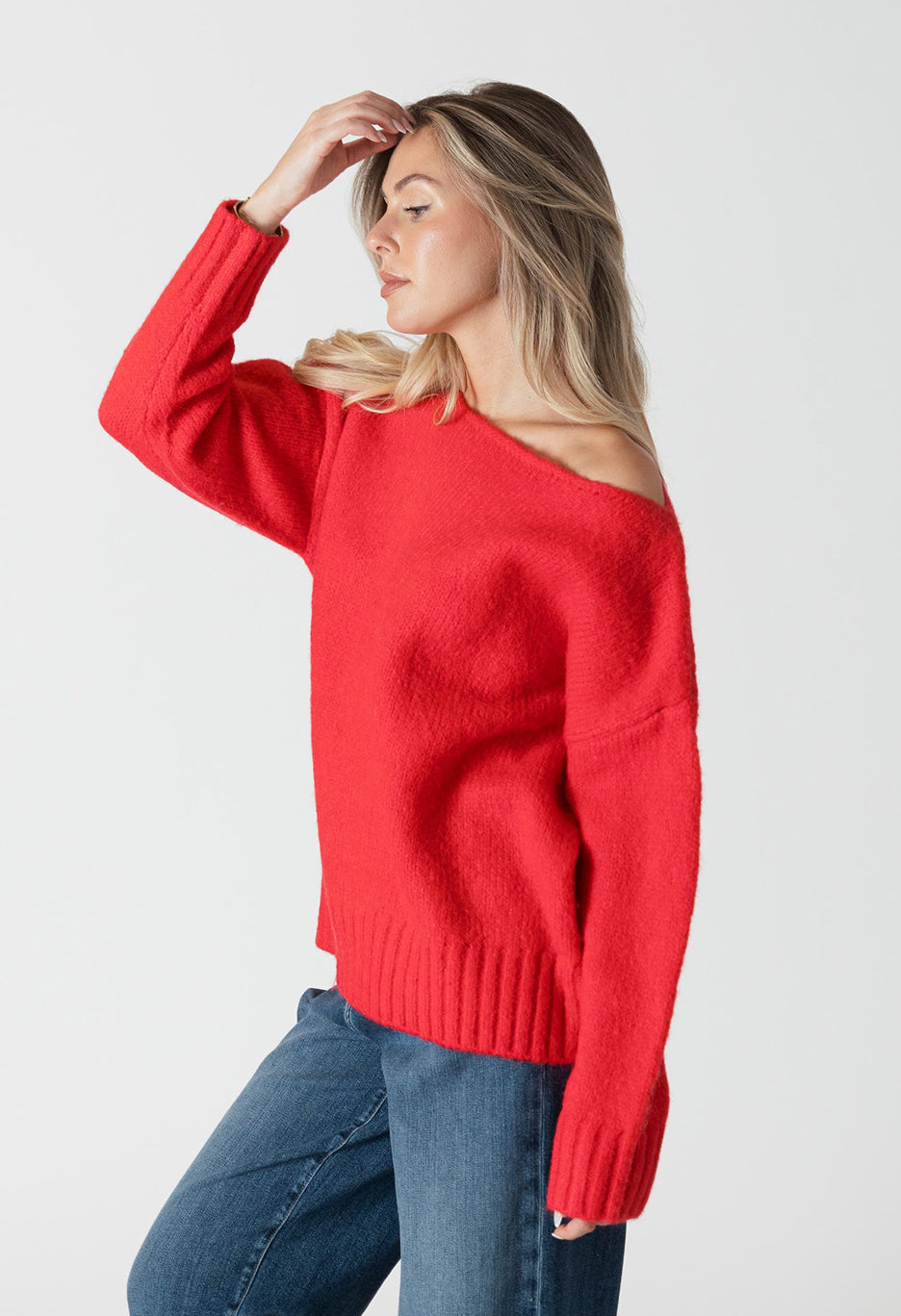 Cinna Oversized Crewneck Sweater