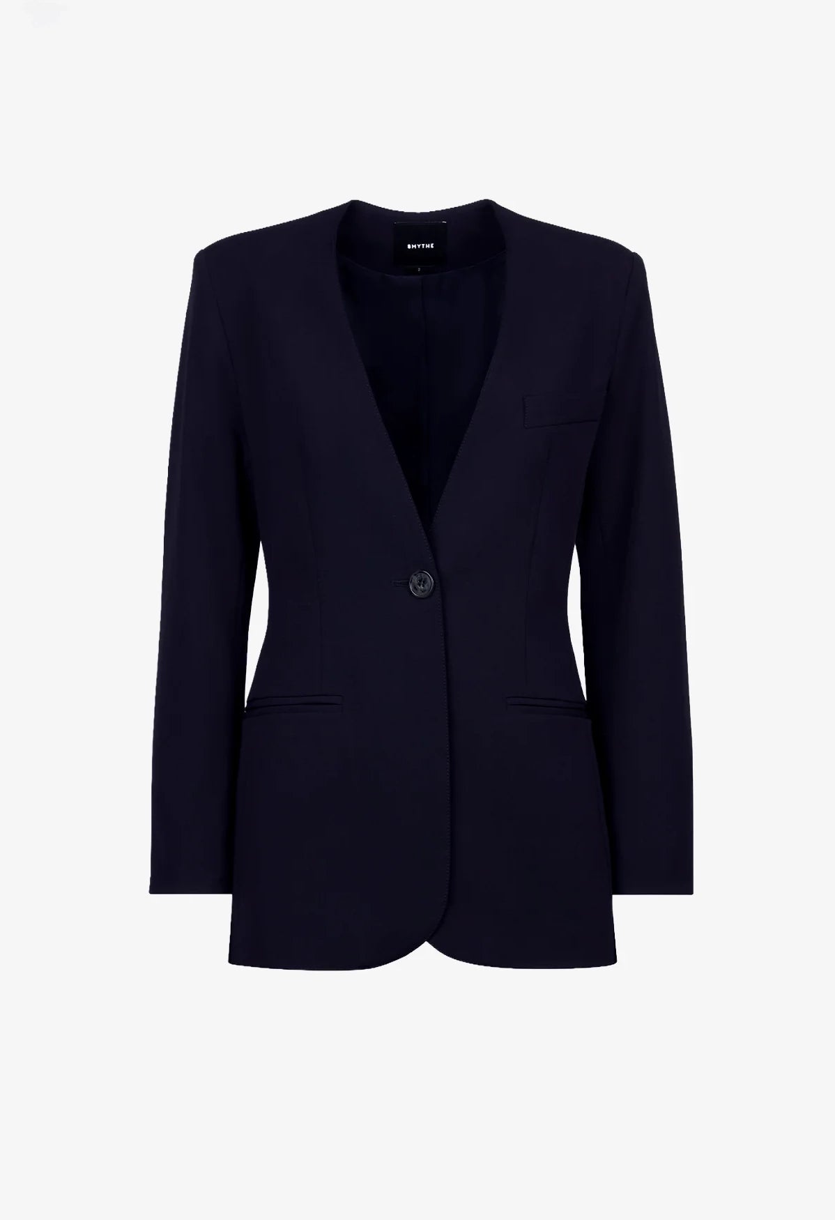 Collarless Blazer