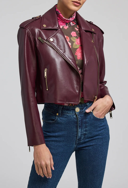 Cosita Vegan Leather Moto Jacket