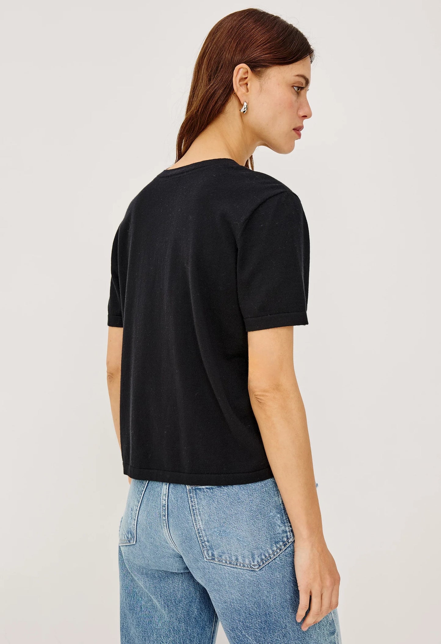 Cotton Cashmere Short Sleeve Tee