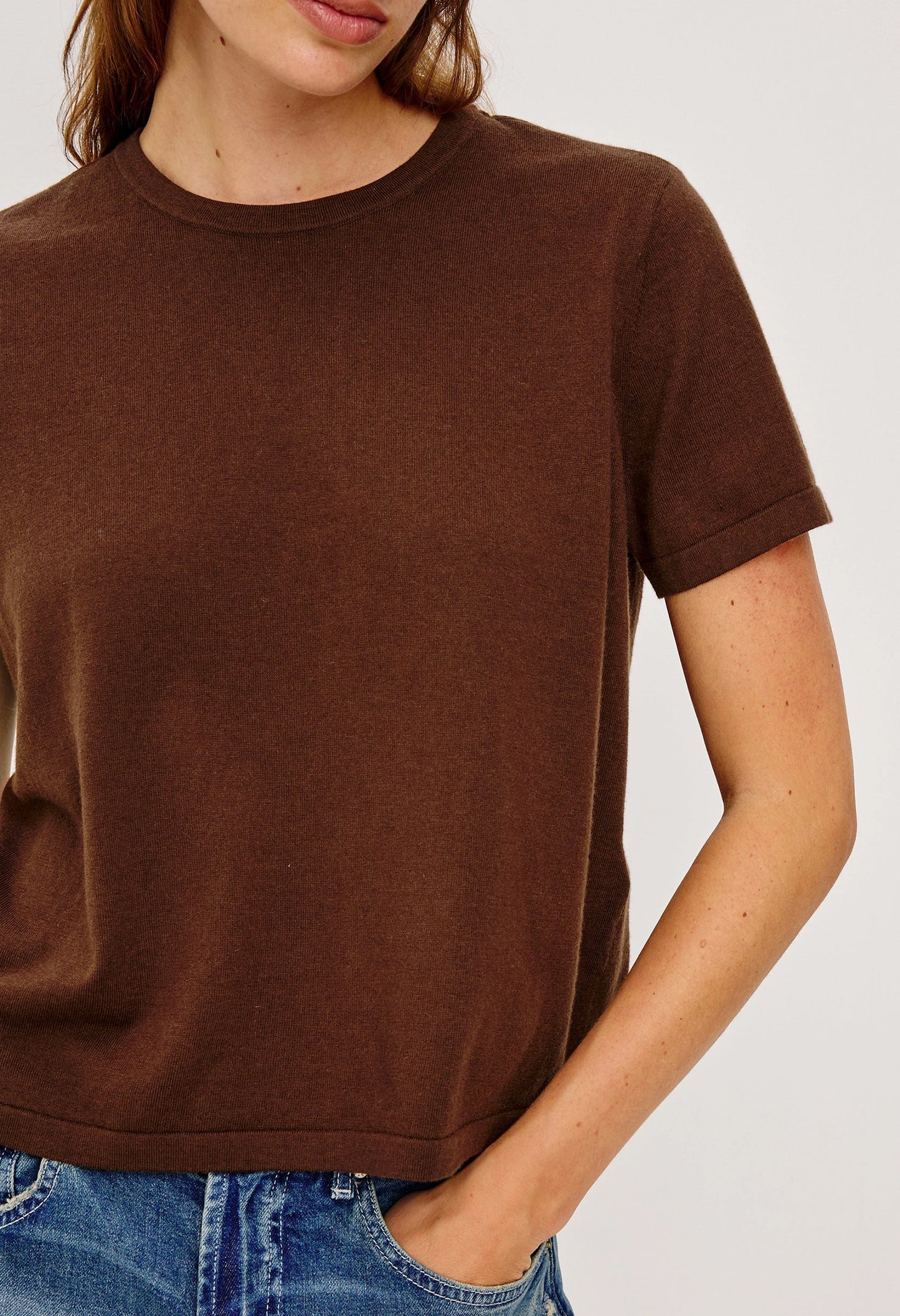 Cotton Cashmere T-Shirt