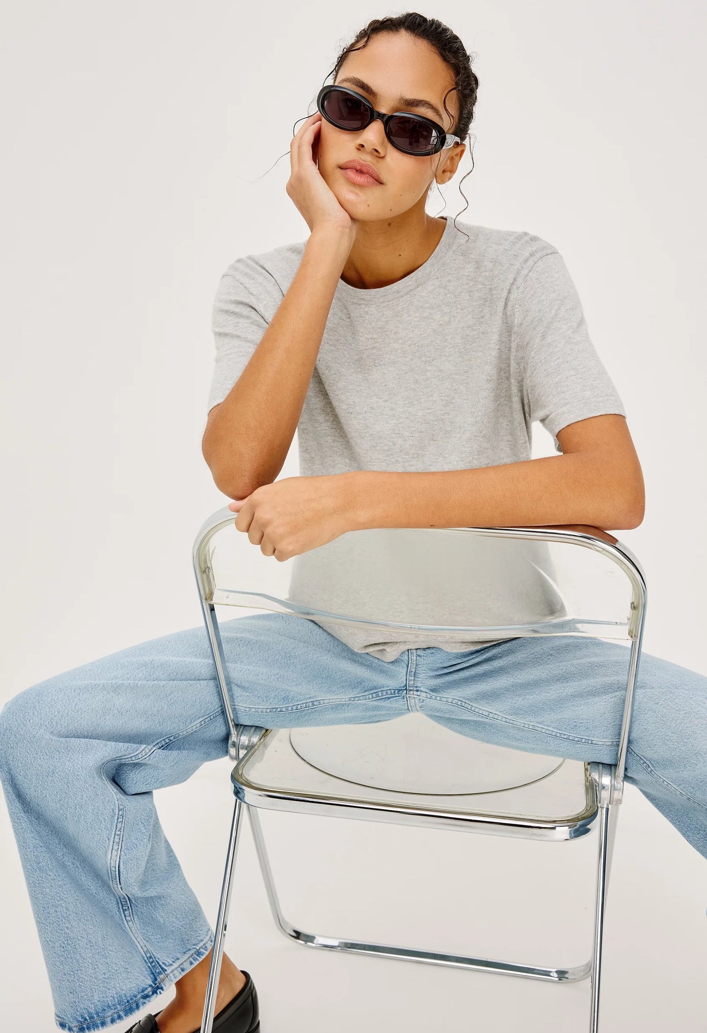 Cotton Cashmere Short Sleeve Tee