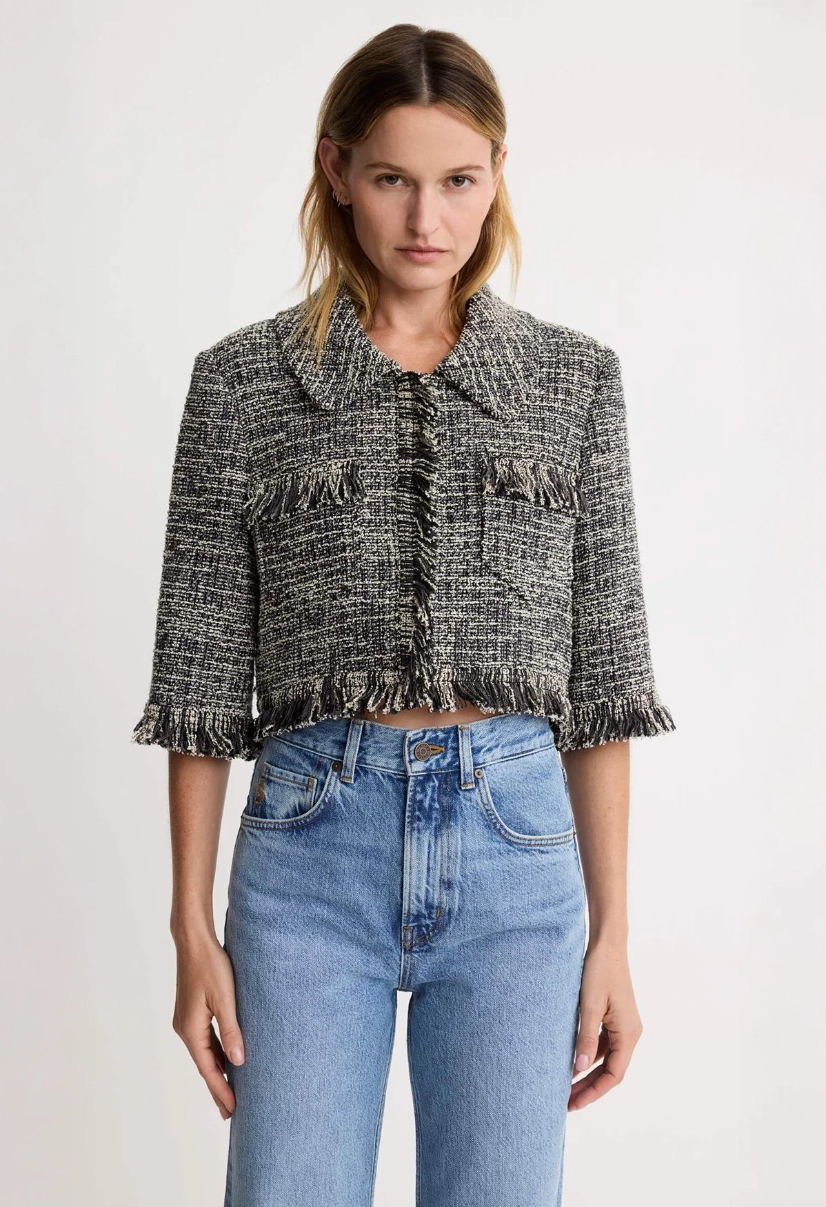 Crop Sleeve Mini Jacket